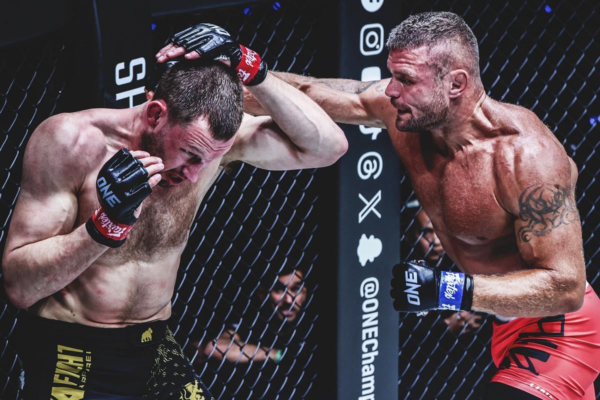 Anatoly Malykhin fighting Reiner de Ridder (Image credit: ONE Championship)