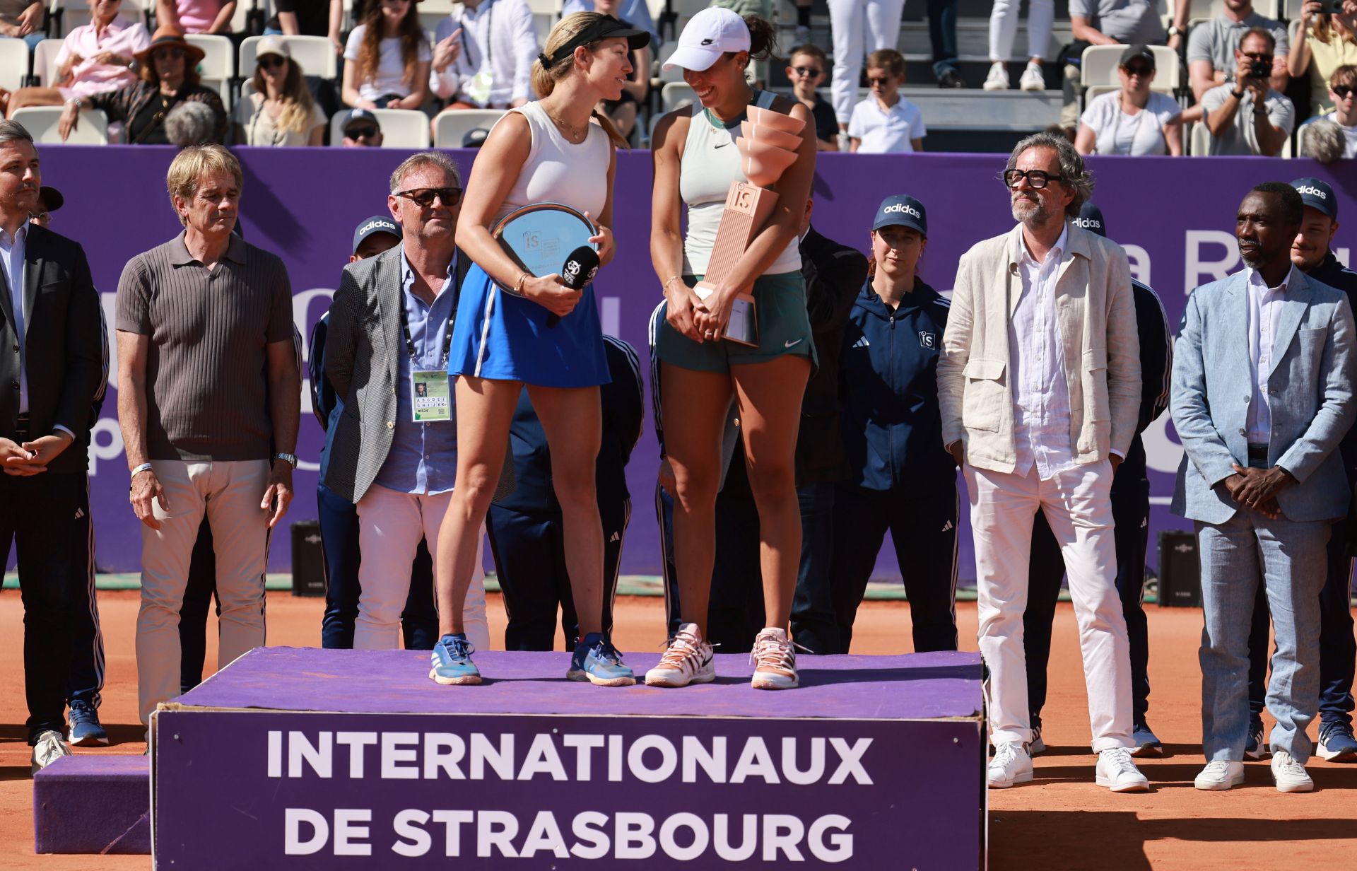 Danielle Collins and Madison Keys