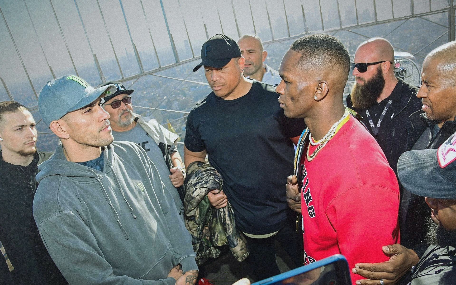 How tall does Israel Adesanya stands in against Alex Pereira in terms of grappling prowess. [Image courtesy: Getty Images]