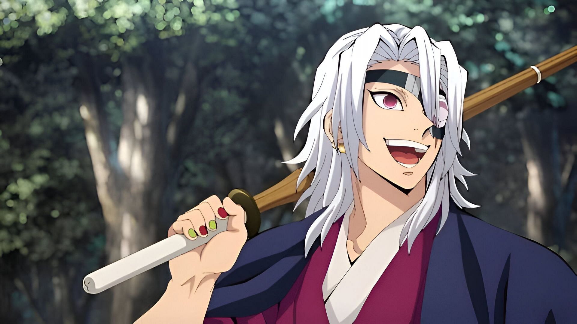 Tengen Uzui as seen in the anime (Image via Ufotable)