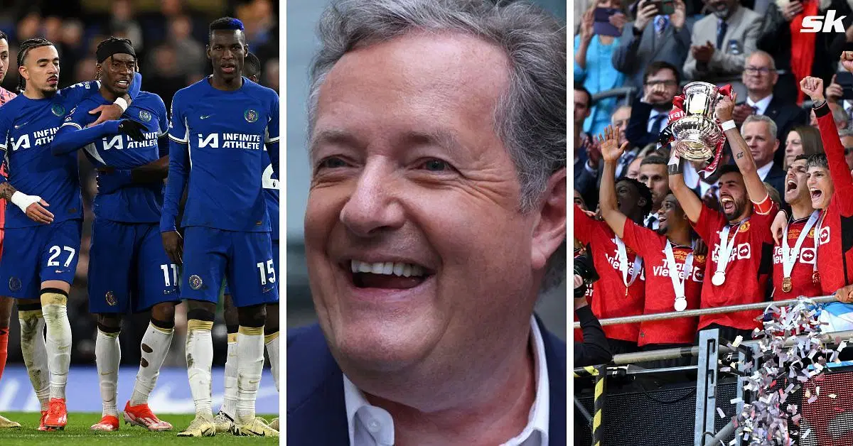 Arsenal fan Piers Morgan mocks Chelsea after Manchester United win FA Cup final and seal their European fate