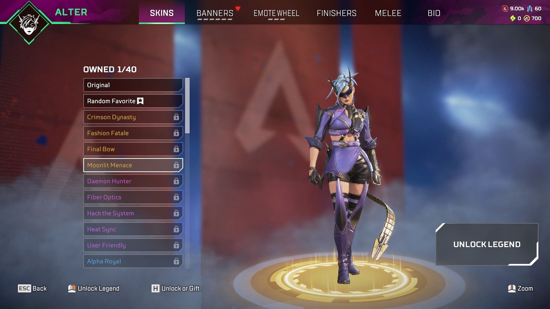 Moonlit Menace Legendary is one of the best Alter skins in Apex Legends (Image by Electronic Arts)