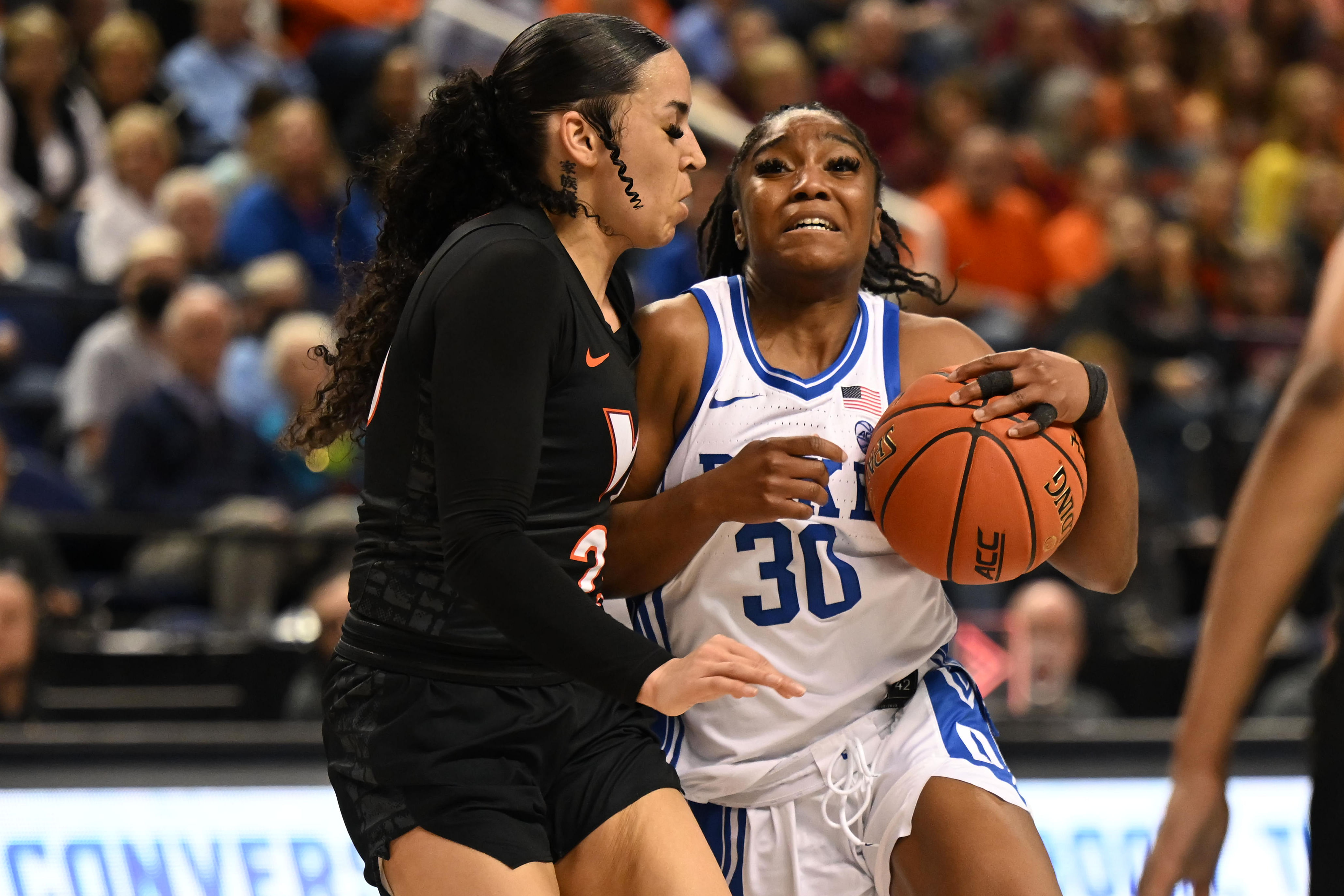 Shayeann Day-Wilson played for Duke and Miami before transferring to LSU.