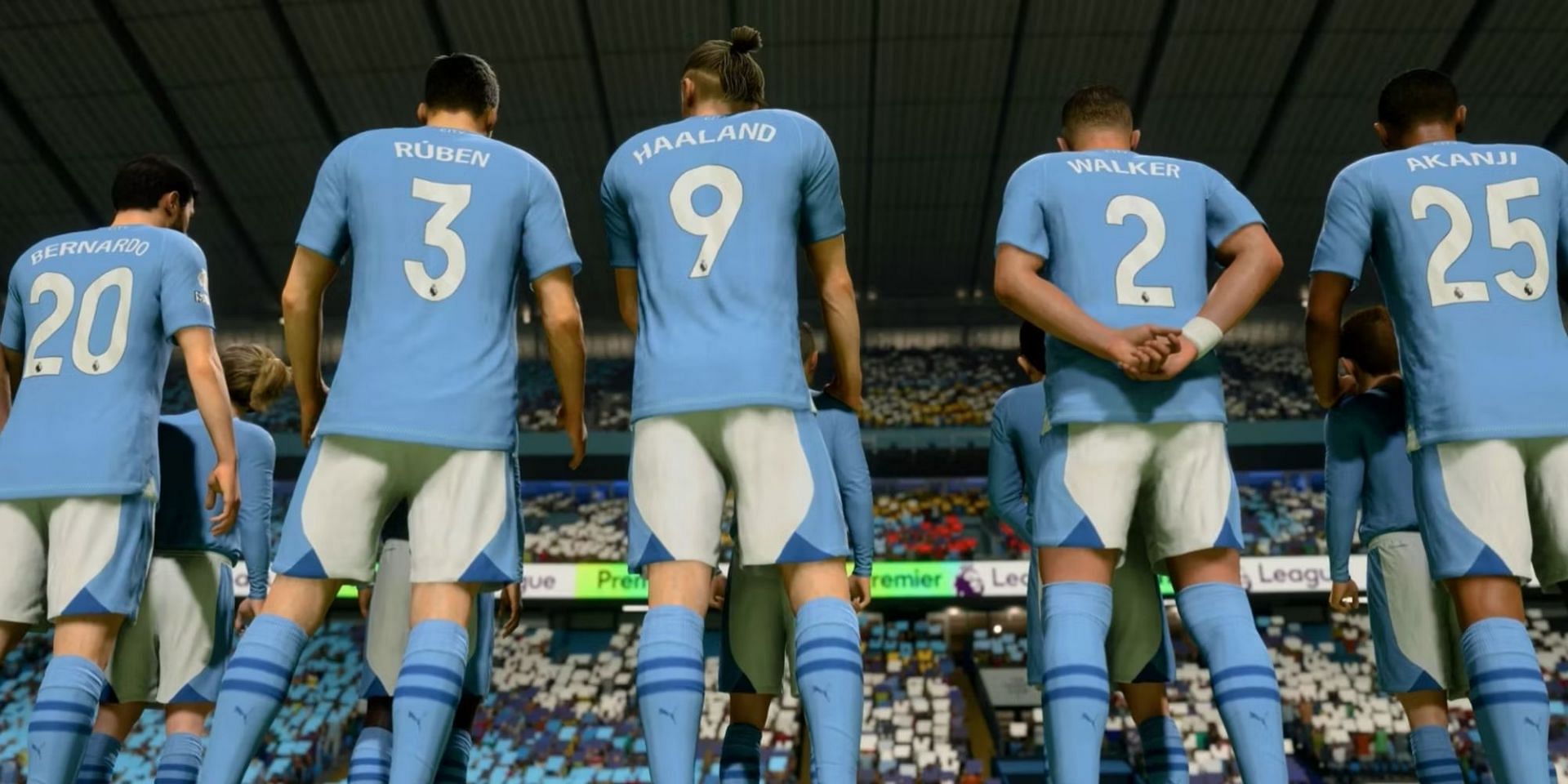 Manchester City boasts the highest transfer budget in EA FC 24 Career Mode (Image via EA Sports)