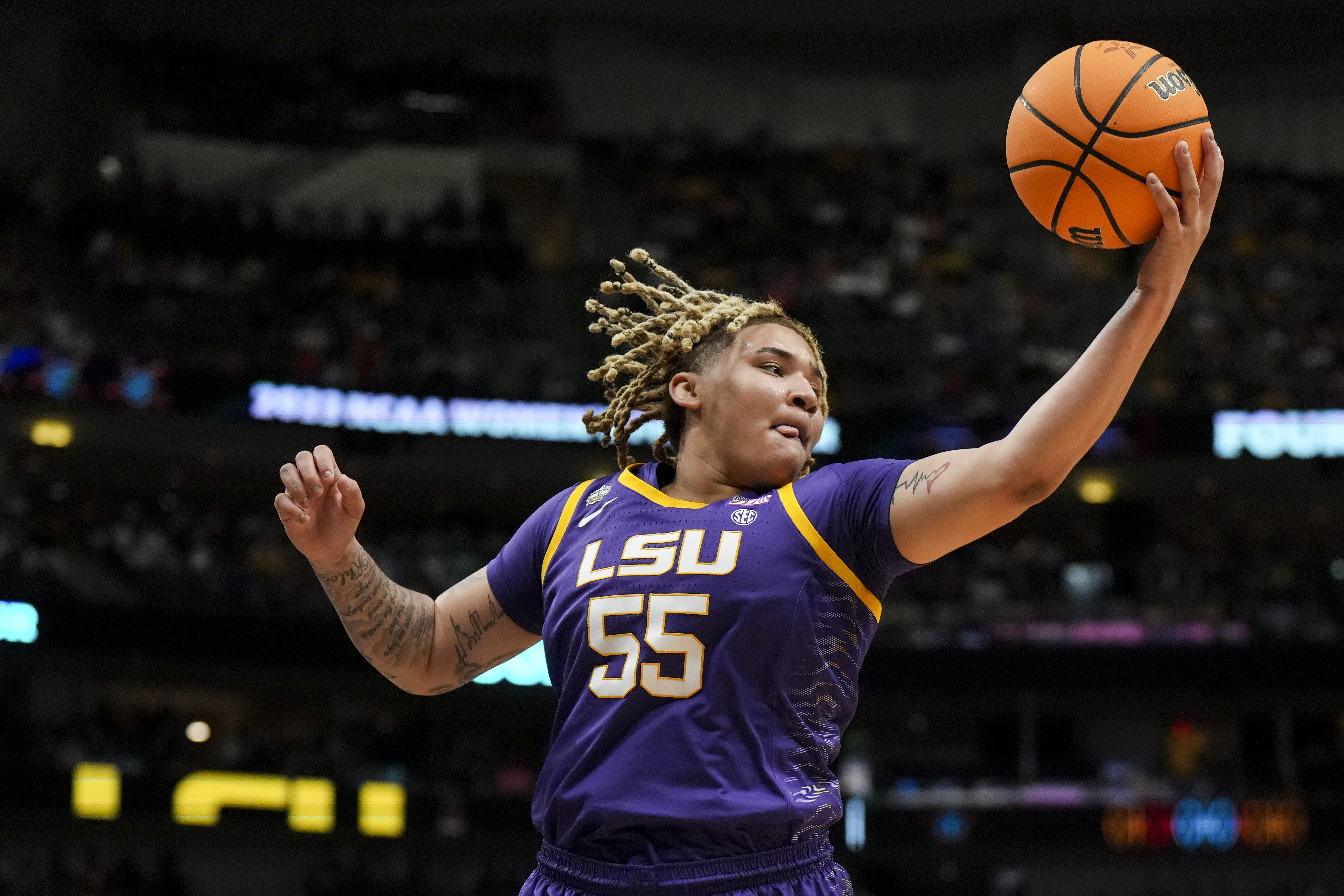 NCAA Womens Basketball: Final Four National Semifinals-Louisiana State vs Virginia Tech