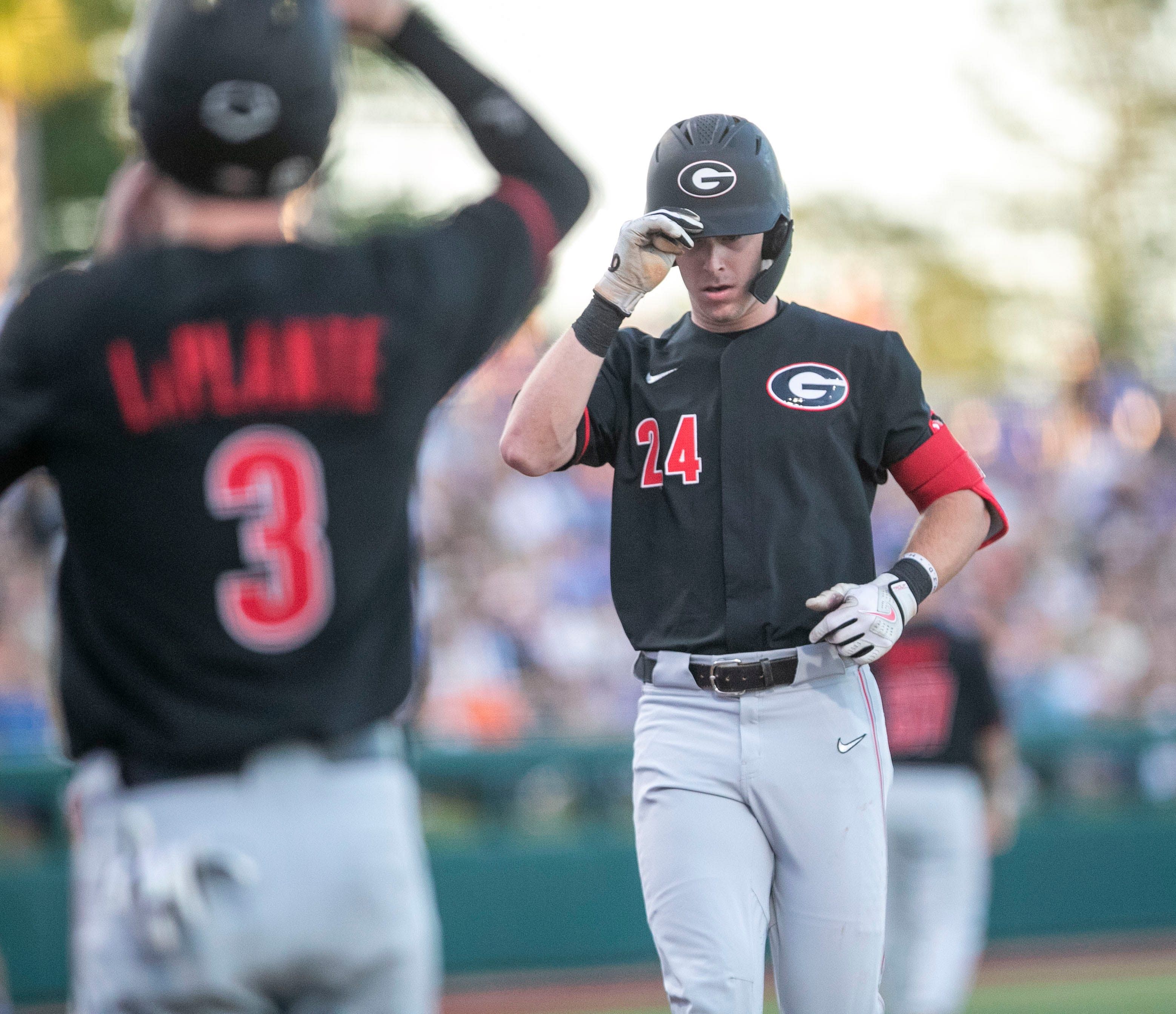 Charlie Condon is batting .459 and belted in 33 home runs this season for Georgia.