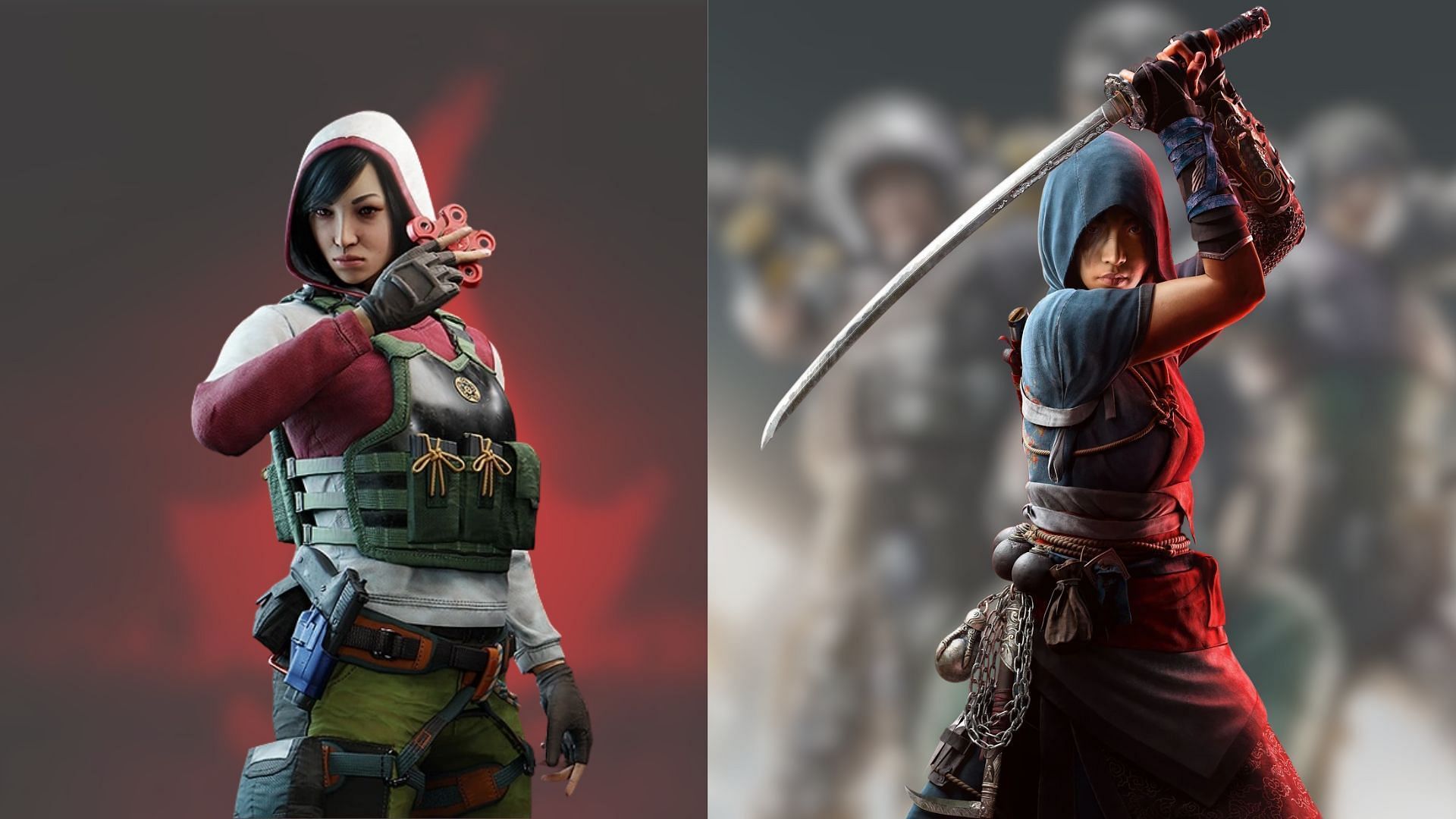 Hibana and Naoe (Image via Ubisoft || Sportskeeda)