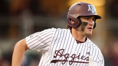 Jace LaViolette has slugged 25 homers and 64 RBIs this season for Texas A&M.