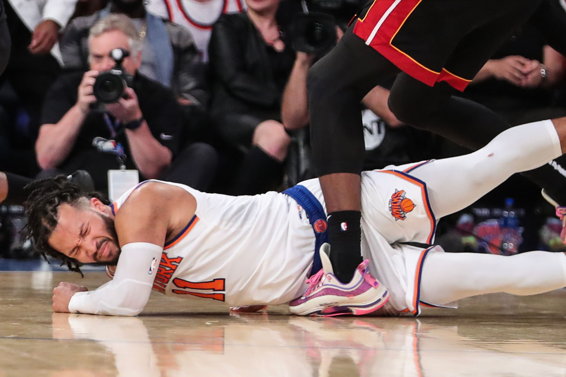 NBA: Playoffs-Miami Heat at New York Knicks