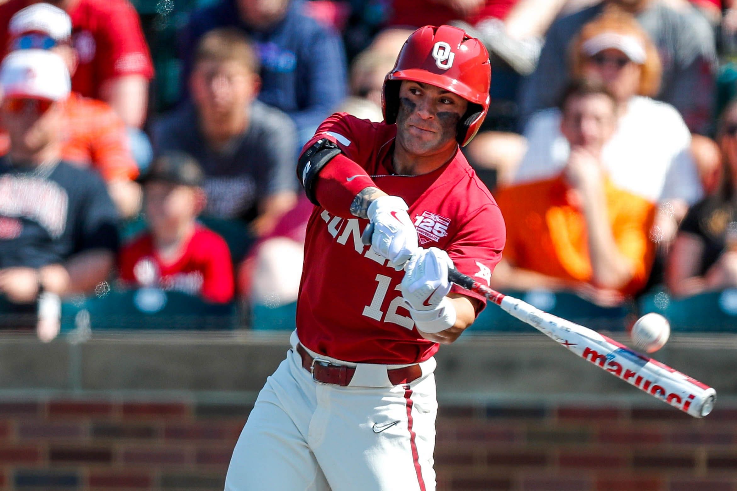 Bryce Madron led Oklahoma in home runs this season with 11 homers.