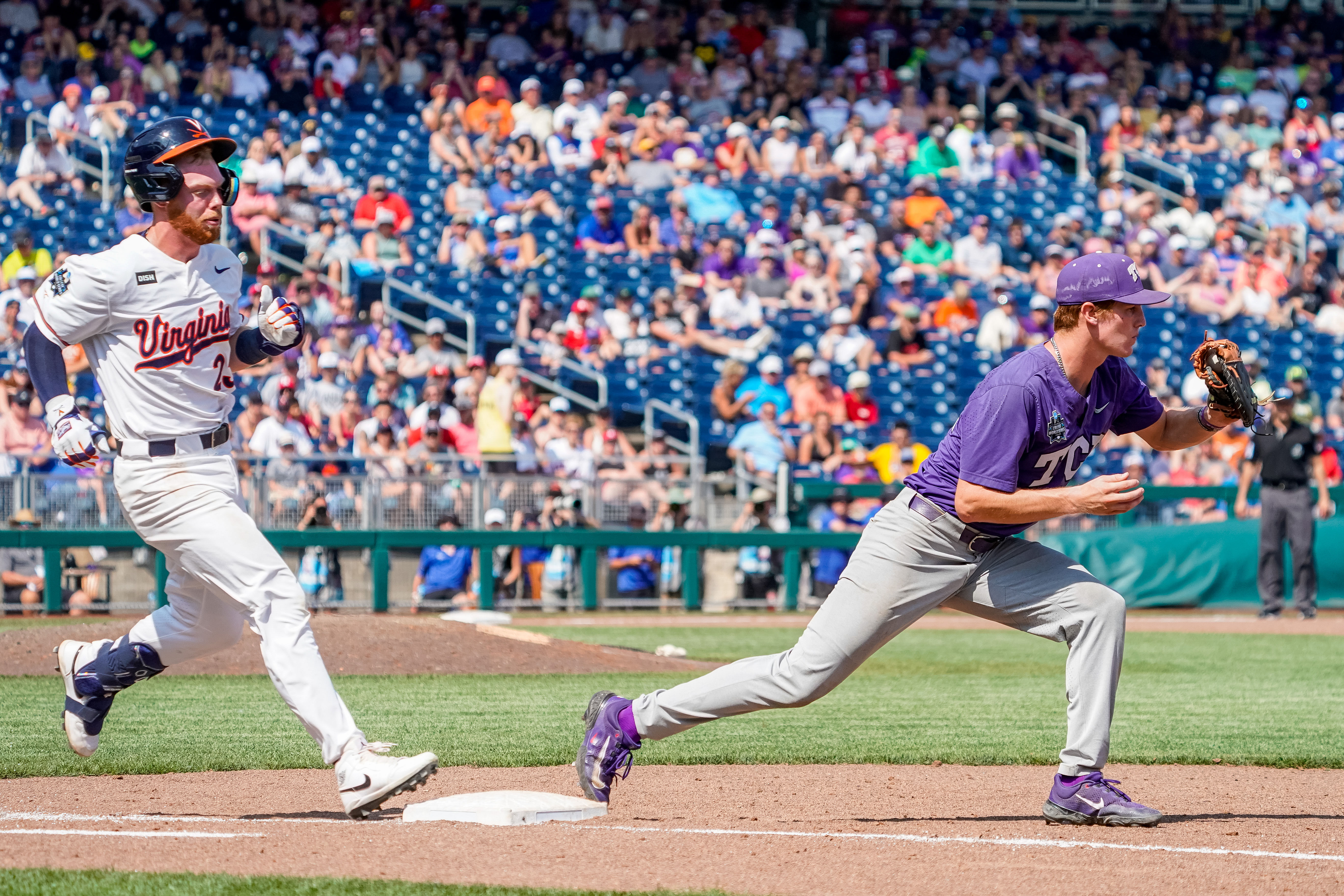 Virginia reached the 2023 College World Series and is in action again today.