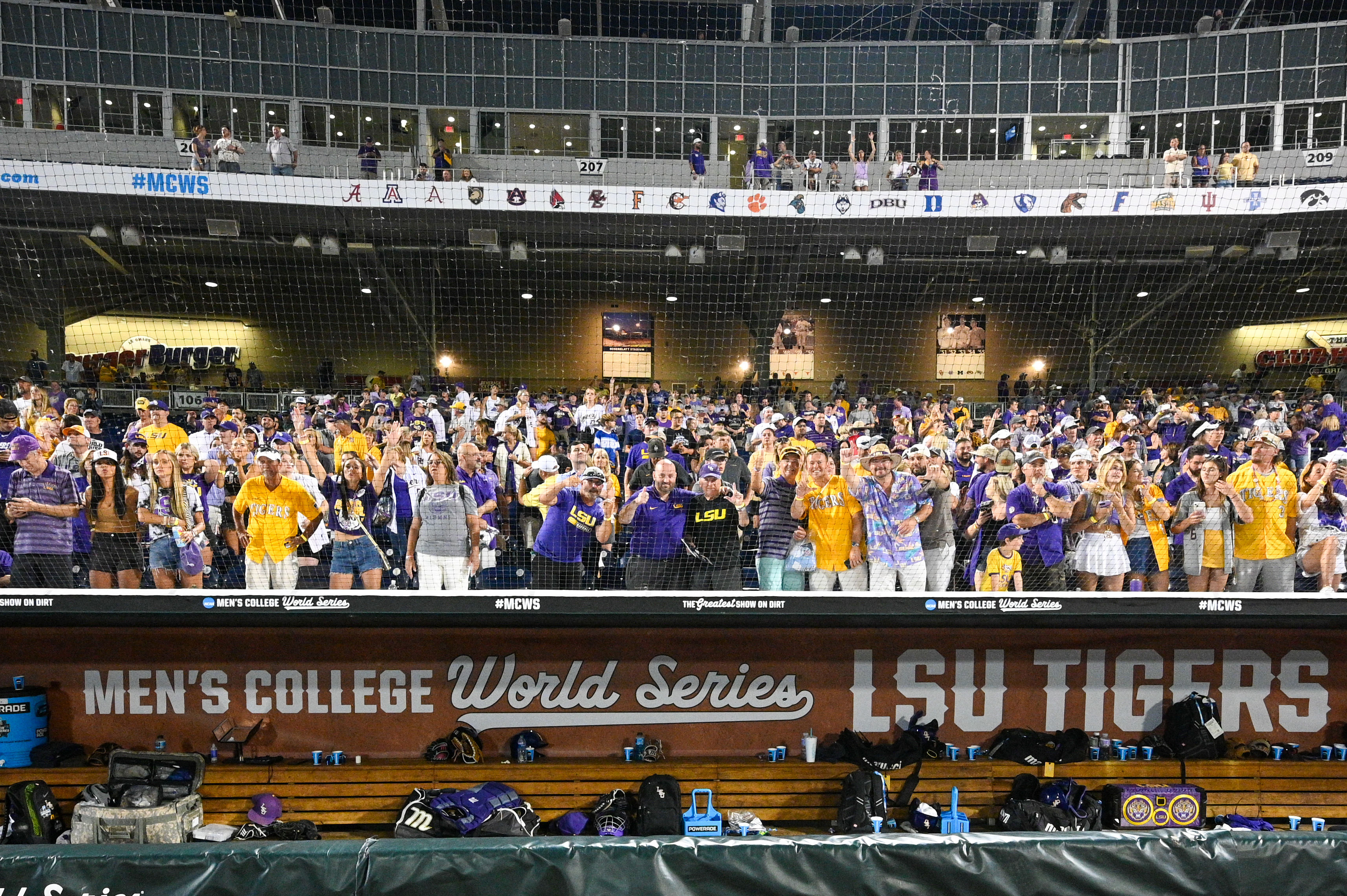 The College World Series fan experience is exciting and unique.