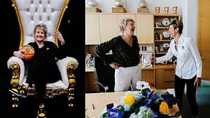 “I’m so happy for ya”: Former Iowa HC Lisa Bluder sheds tears of joy before Jan Jensen’s introductory press conference