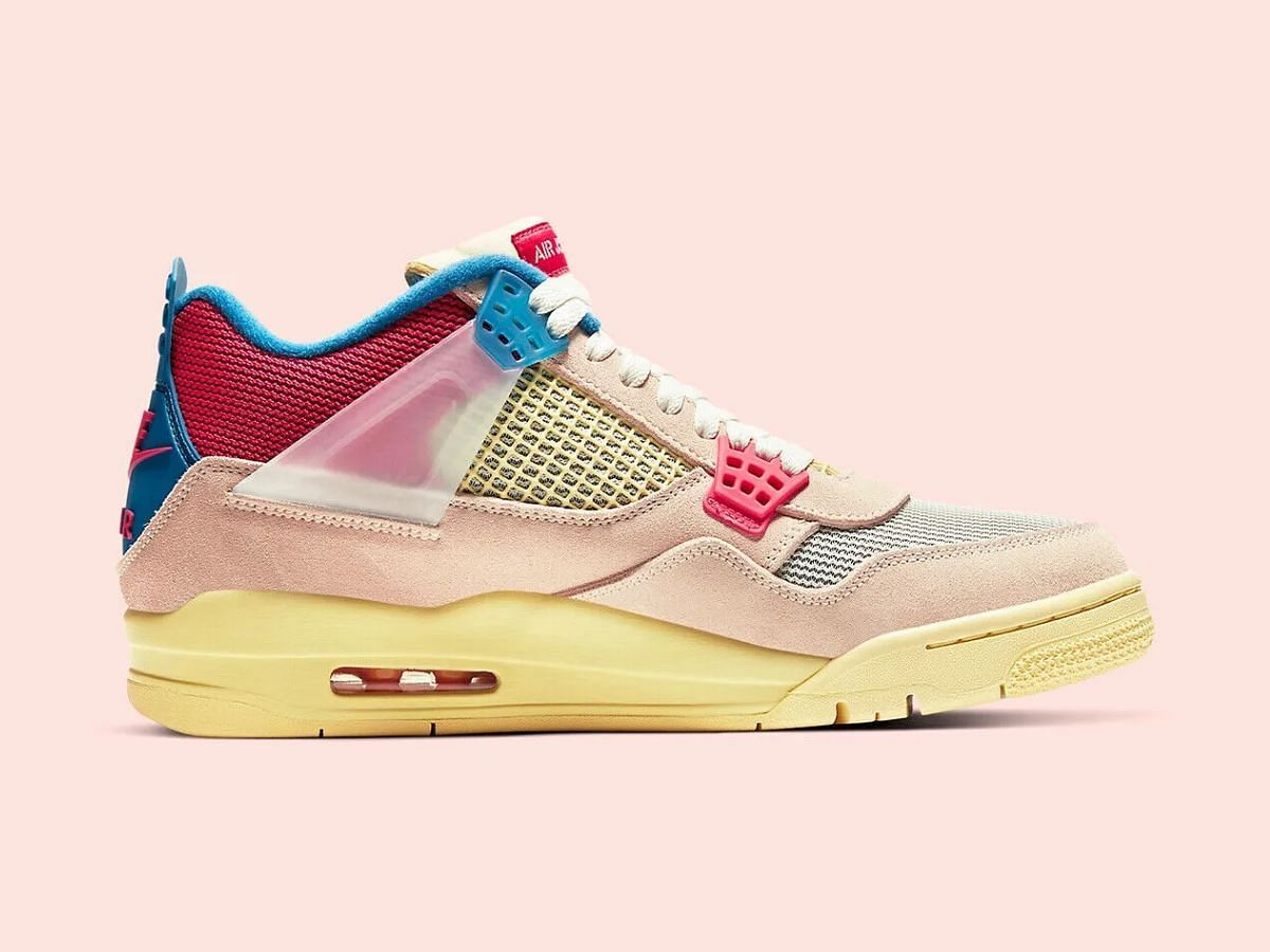 Union LA x Air Jordan 4 &#039;Guava&#039; ( Image via eBay)