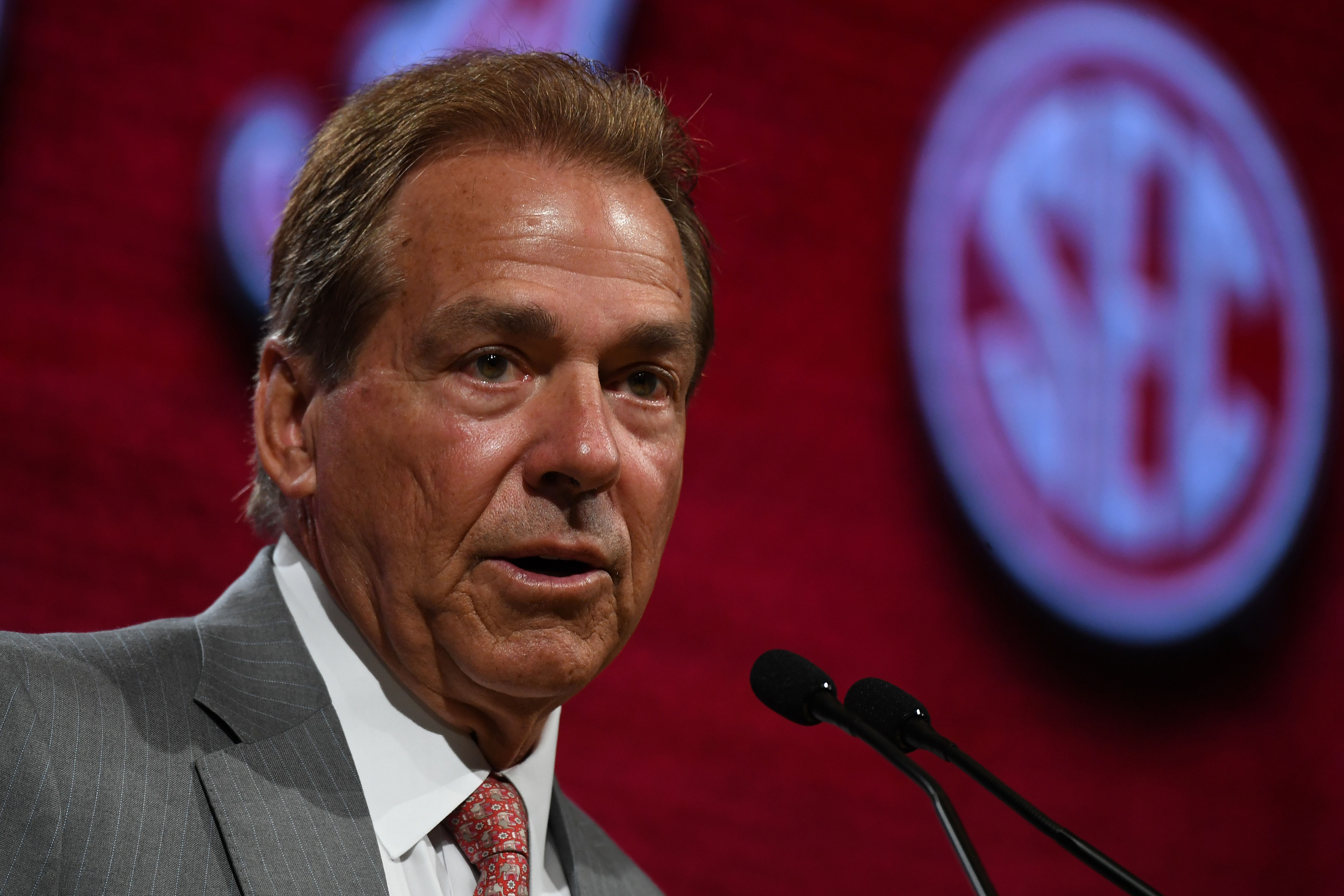 Alabama Crimson Tide former head coach Nick Saban.