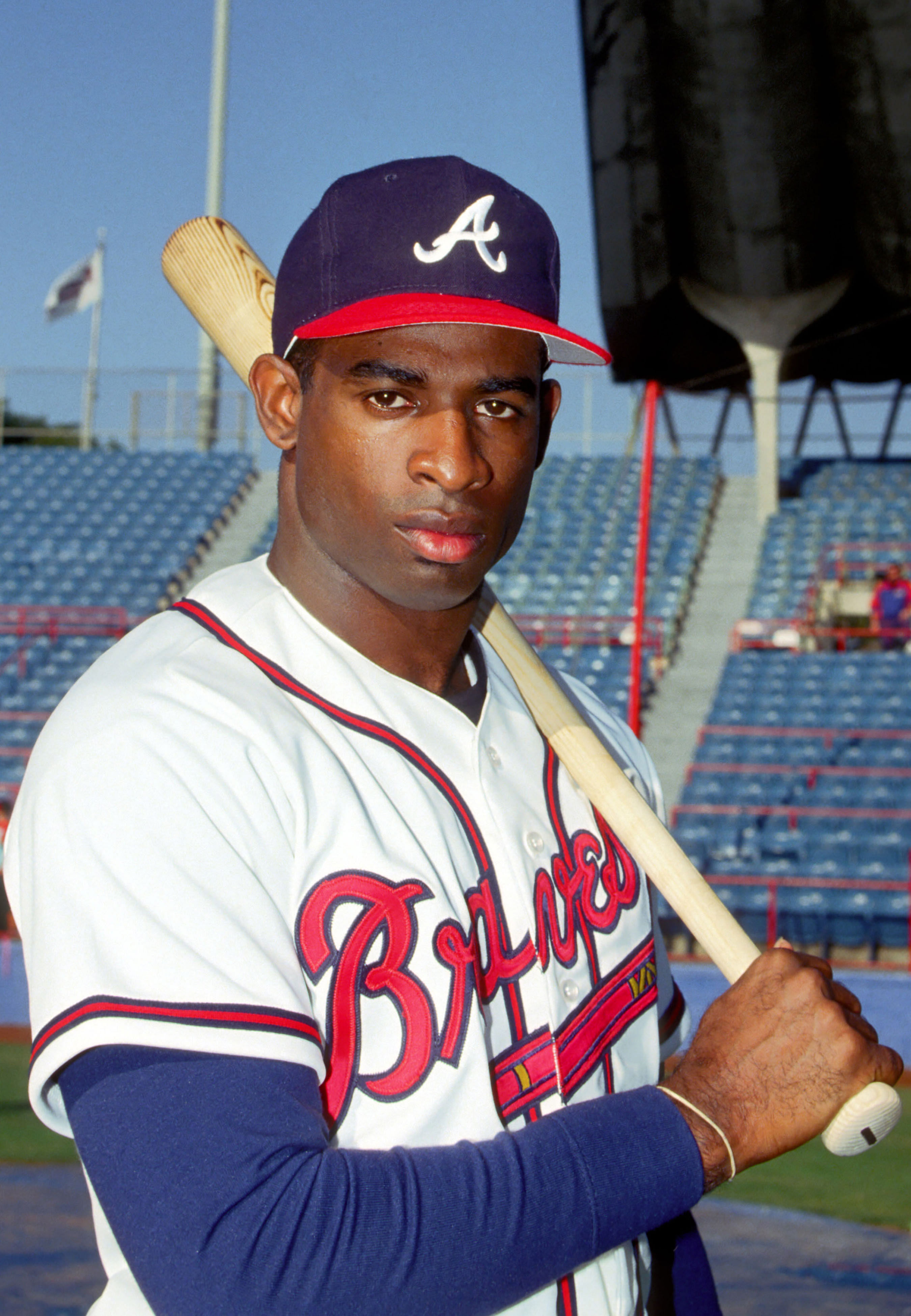 Former Atlanta Braves outfielder Deion Sanders