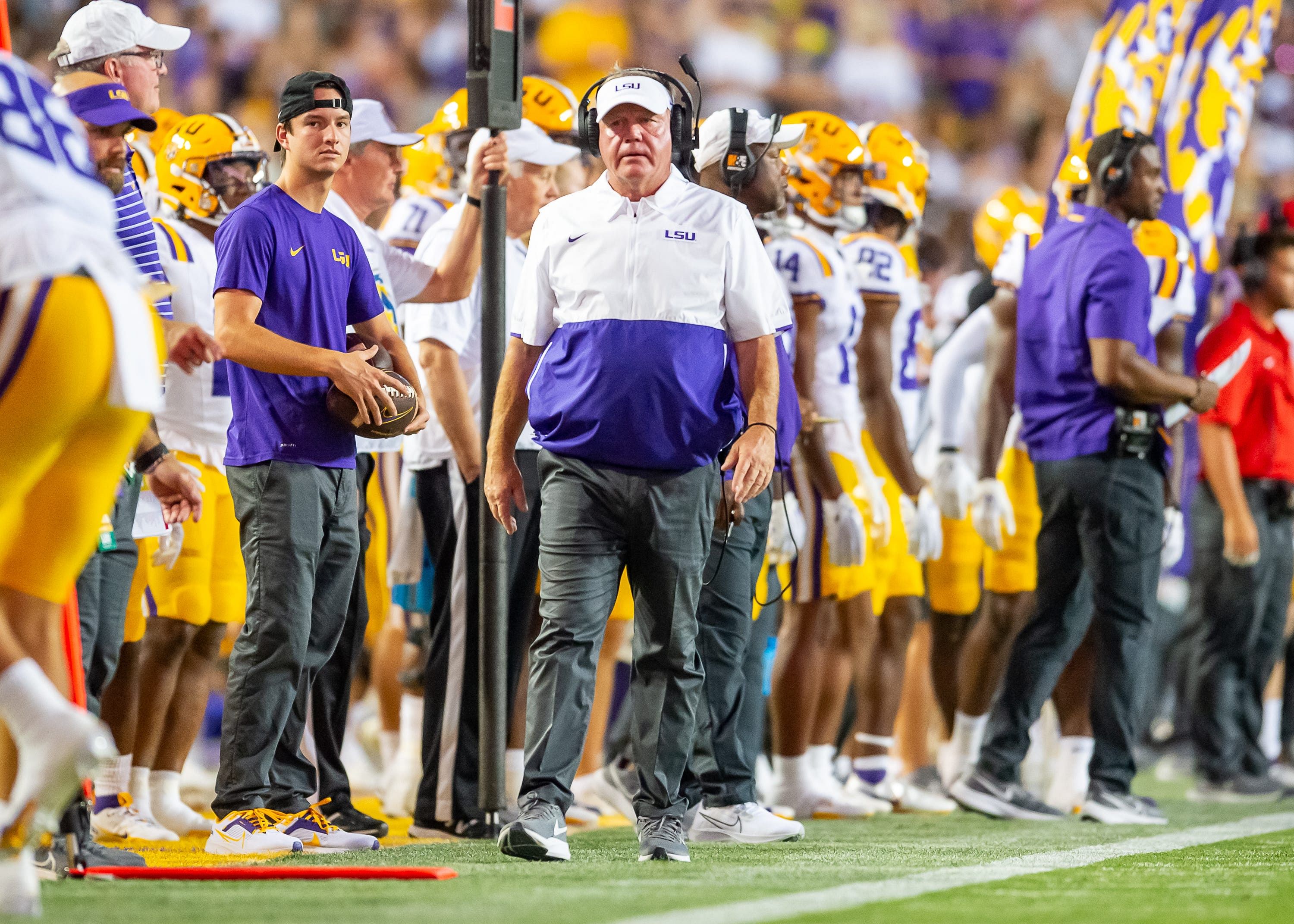 LSU head coach Brian Kelly