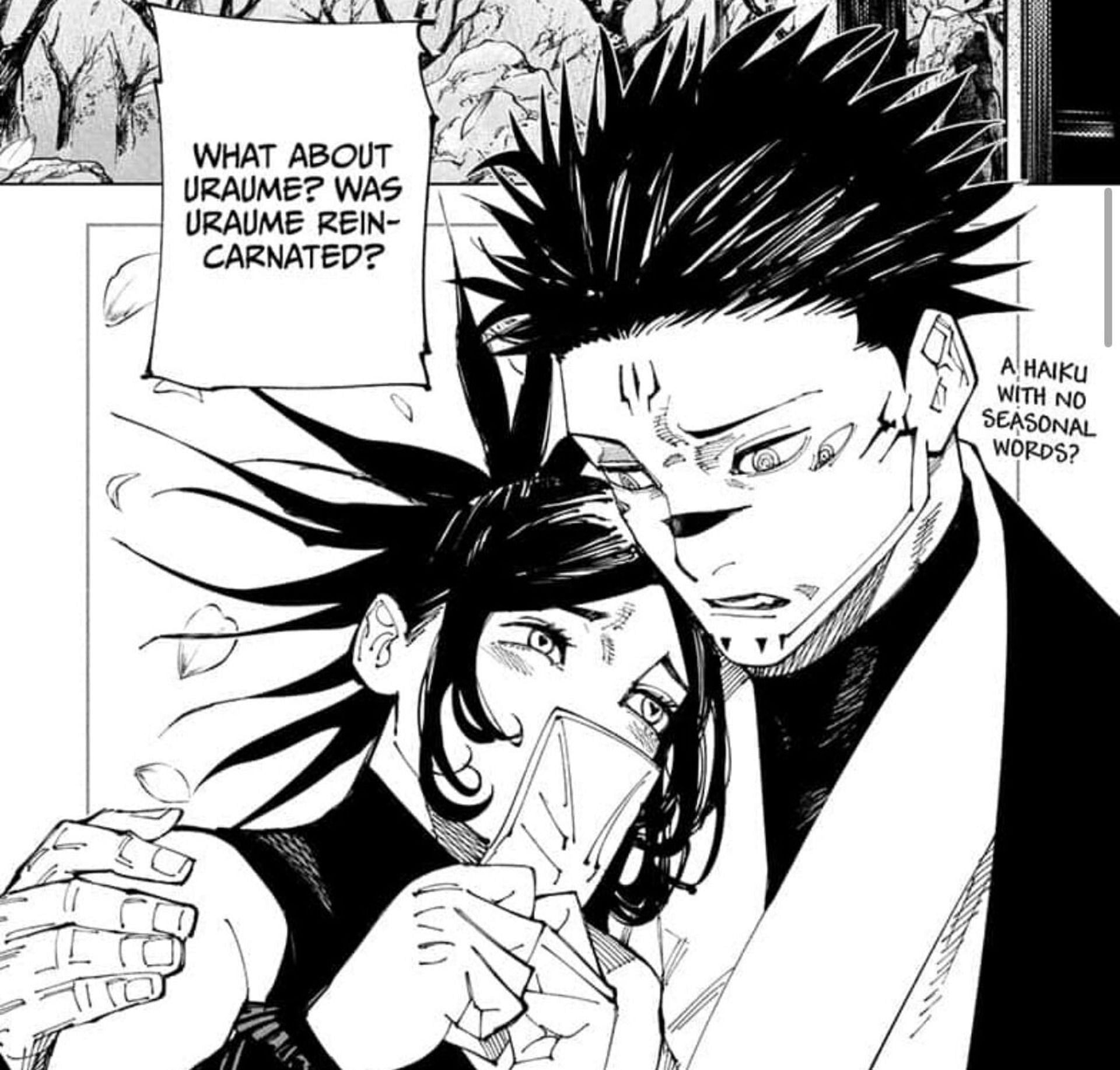 Yorozu and Sukuna in Jujutsu Kaisen (Image via Gege Akutami, Shueisha)