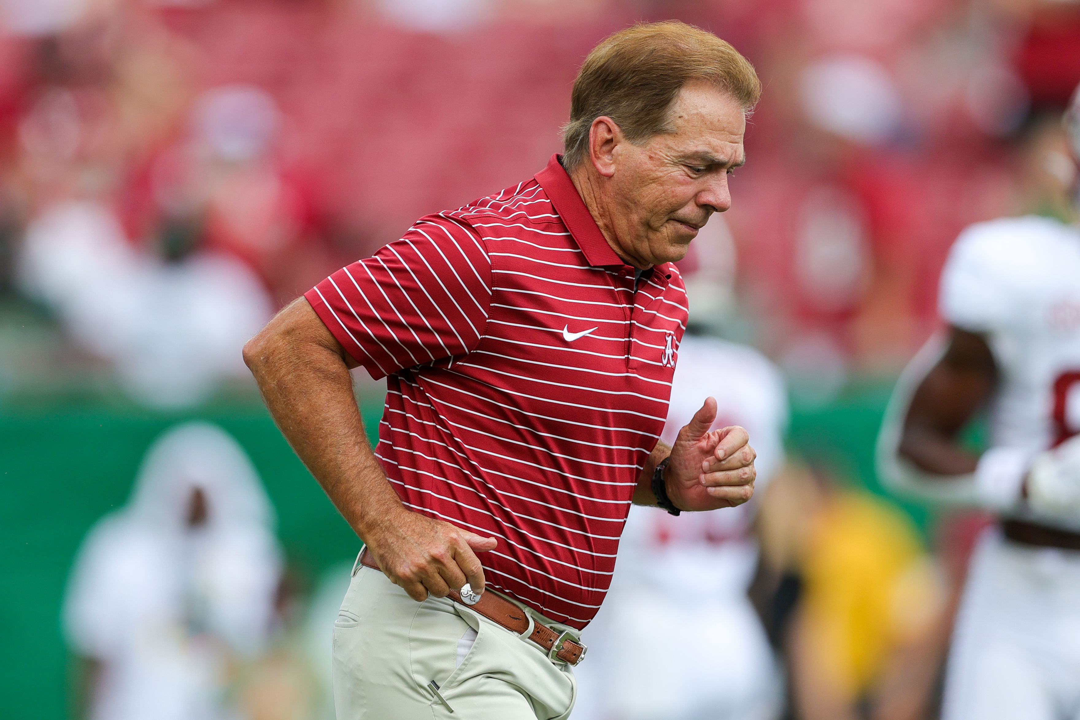 Former Alabama head coach Nick Saban