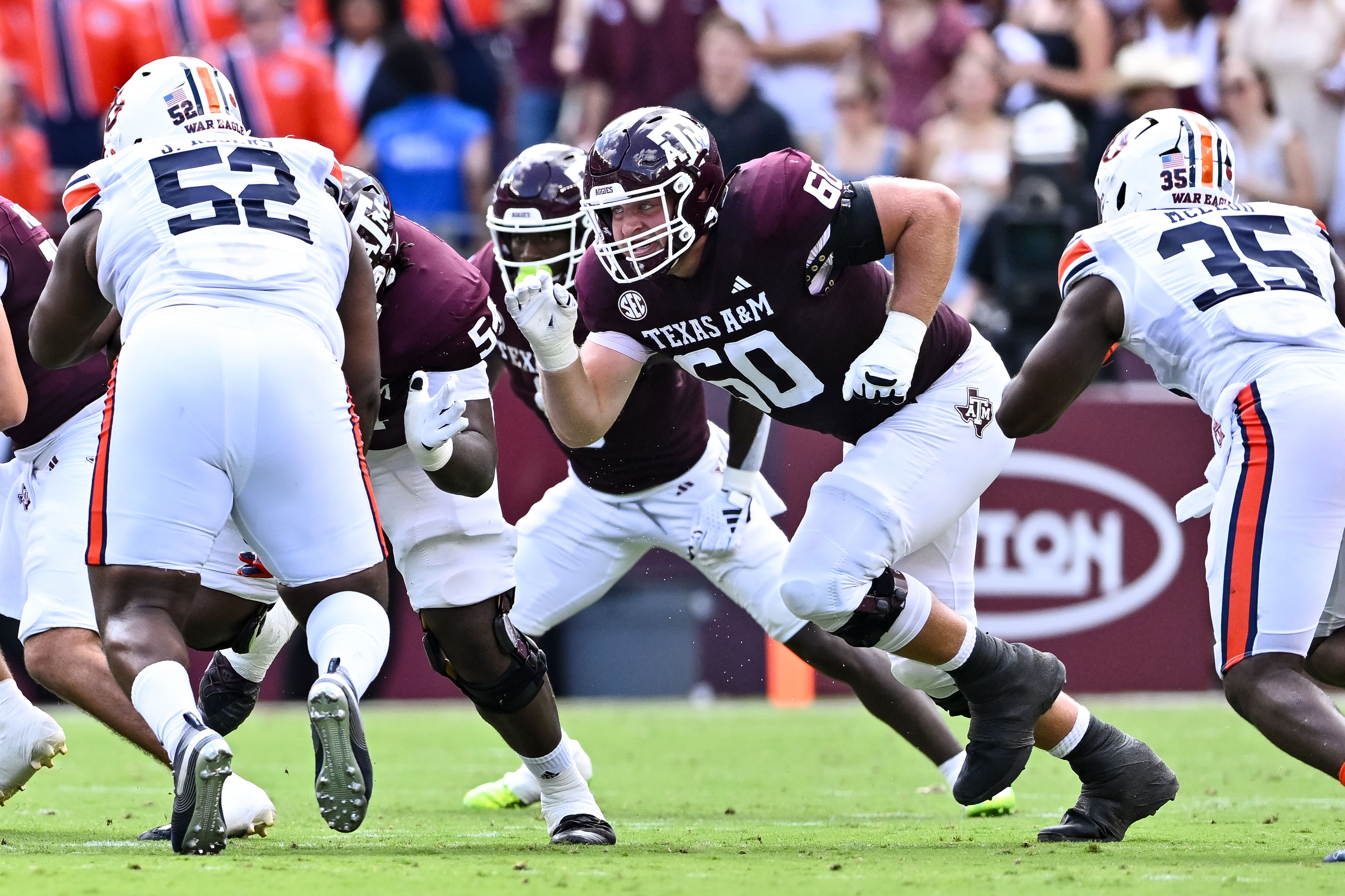 Texas A&M OL Bryce Foster