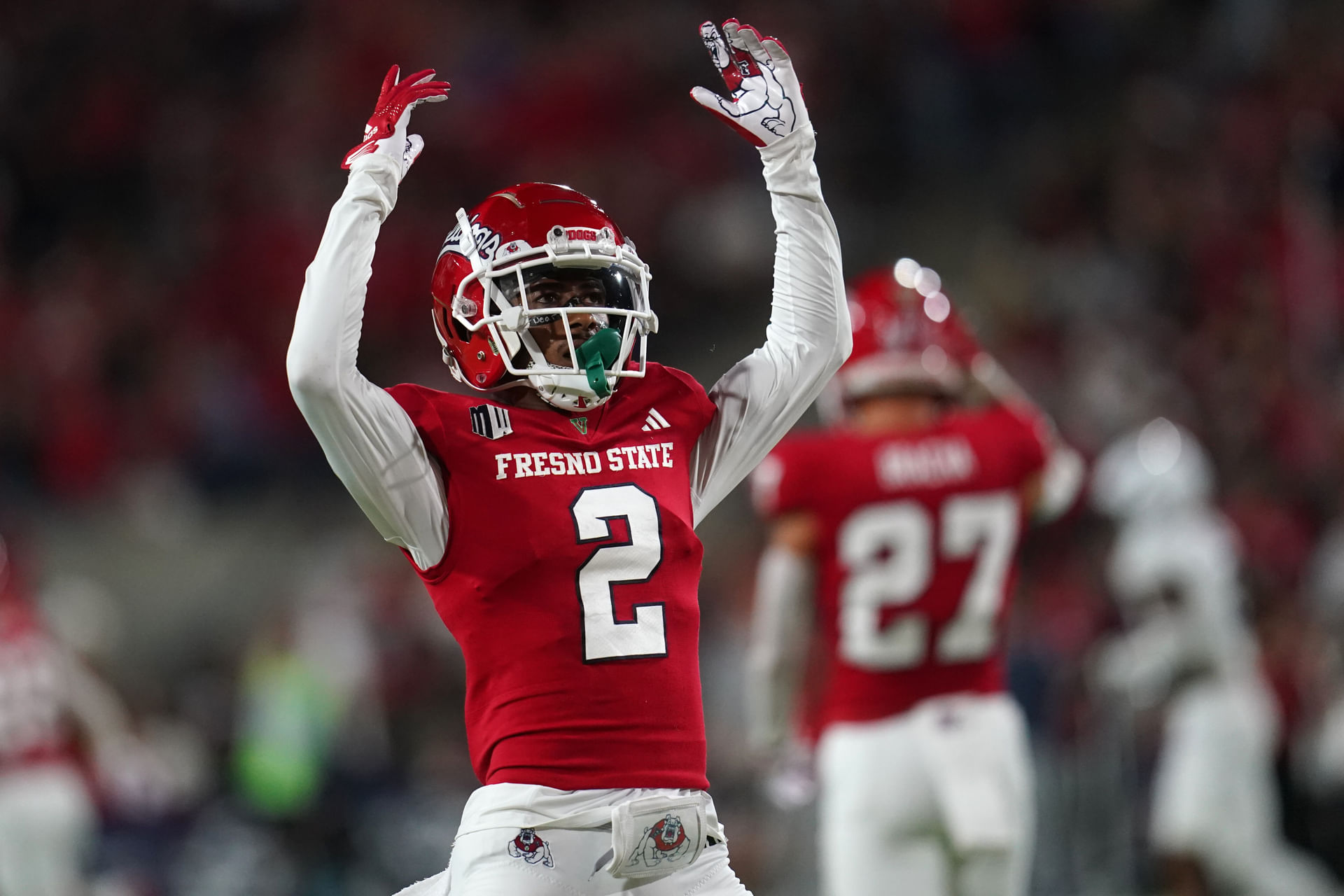 Carlton Johnson at a NCAA Football: Nevada at Fresno State game in 2023