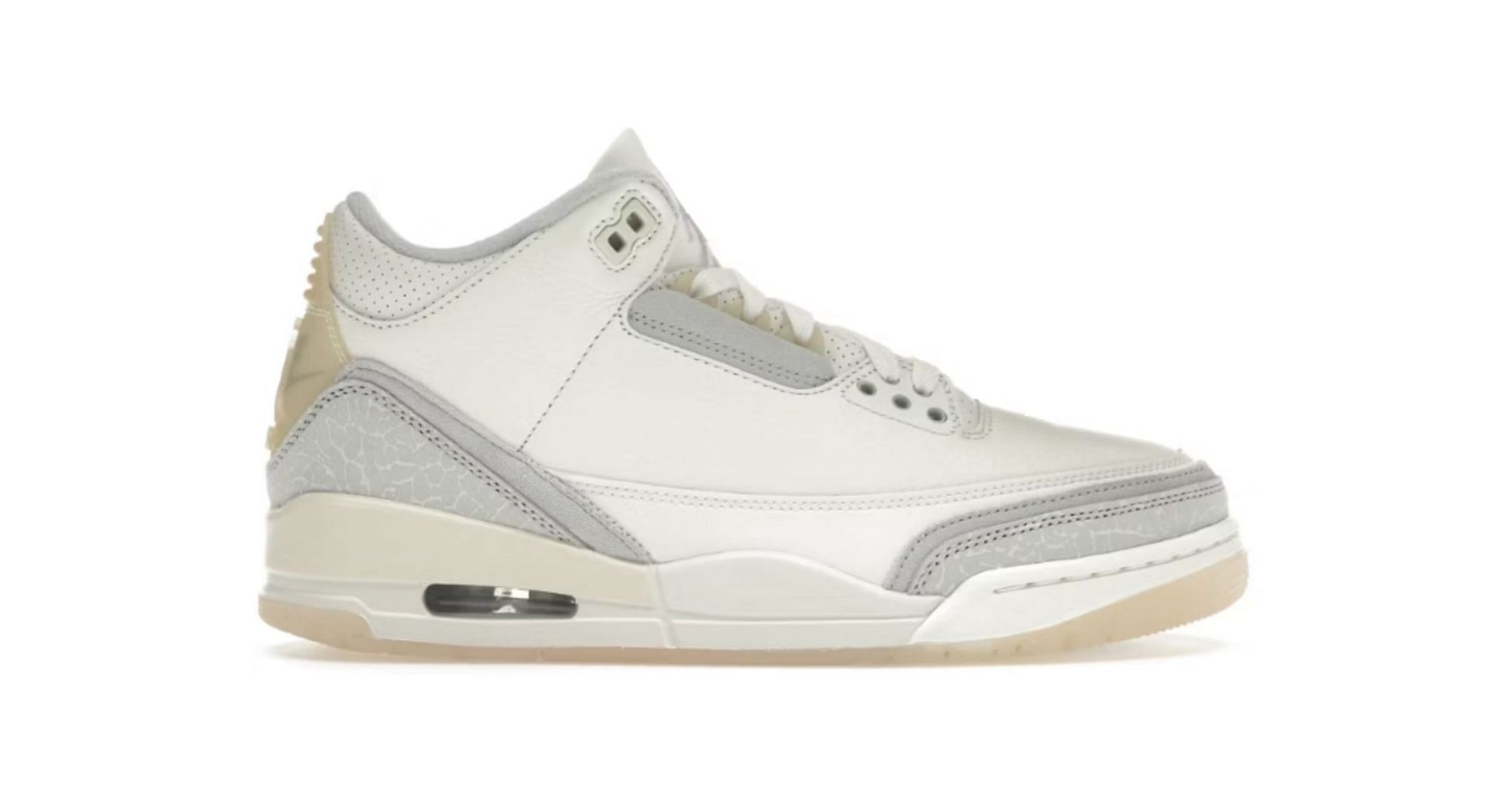 Air Jordan 3 Retro &quot;Craft Ivory&quot; (Image via Stock X)