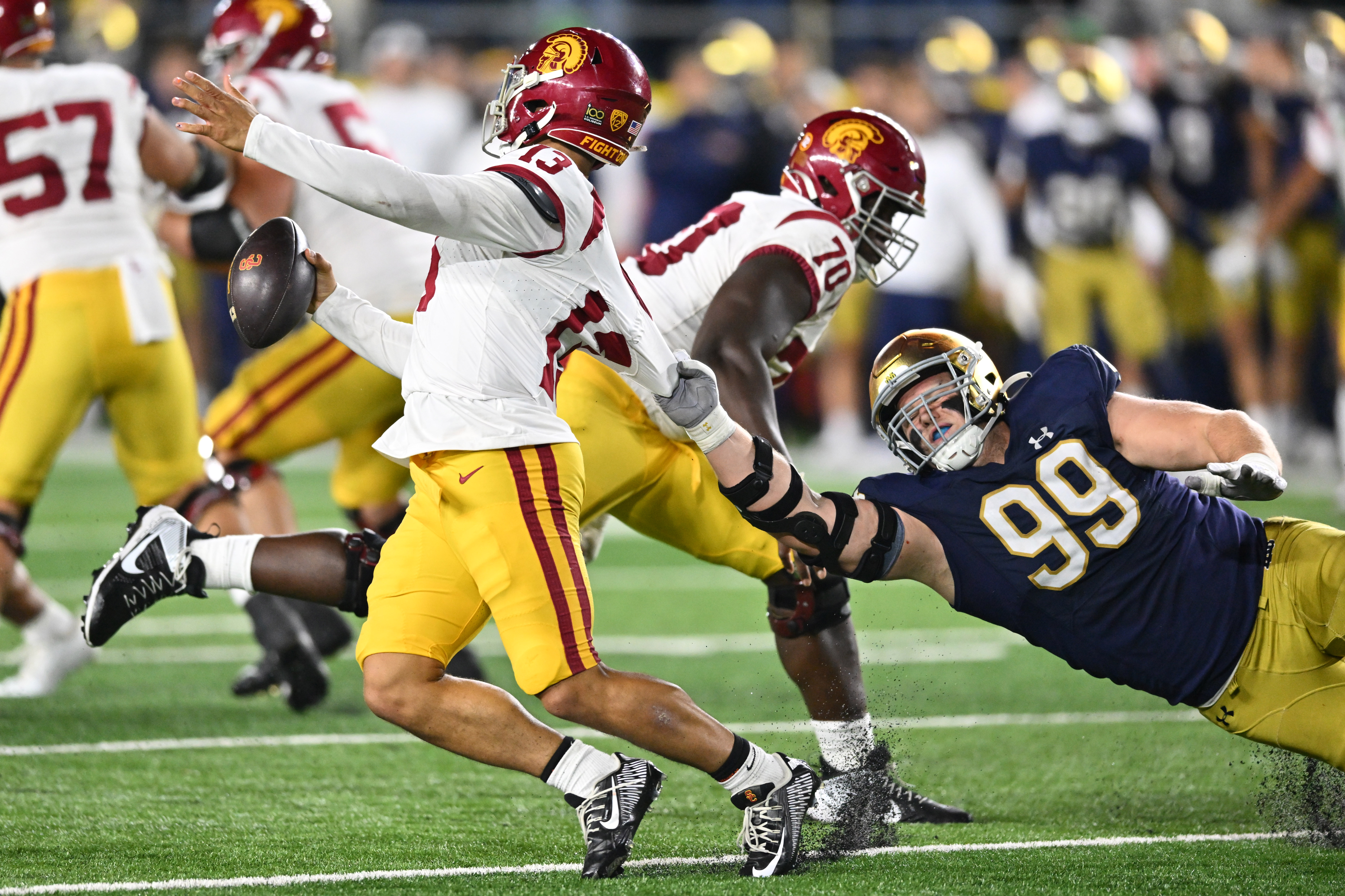 NCAA Football: Southern California at Notre Dame