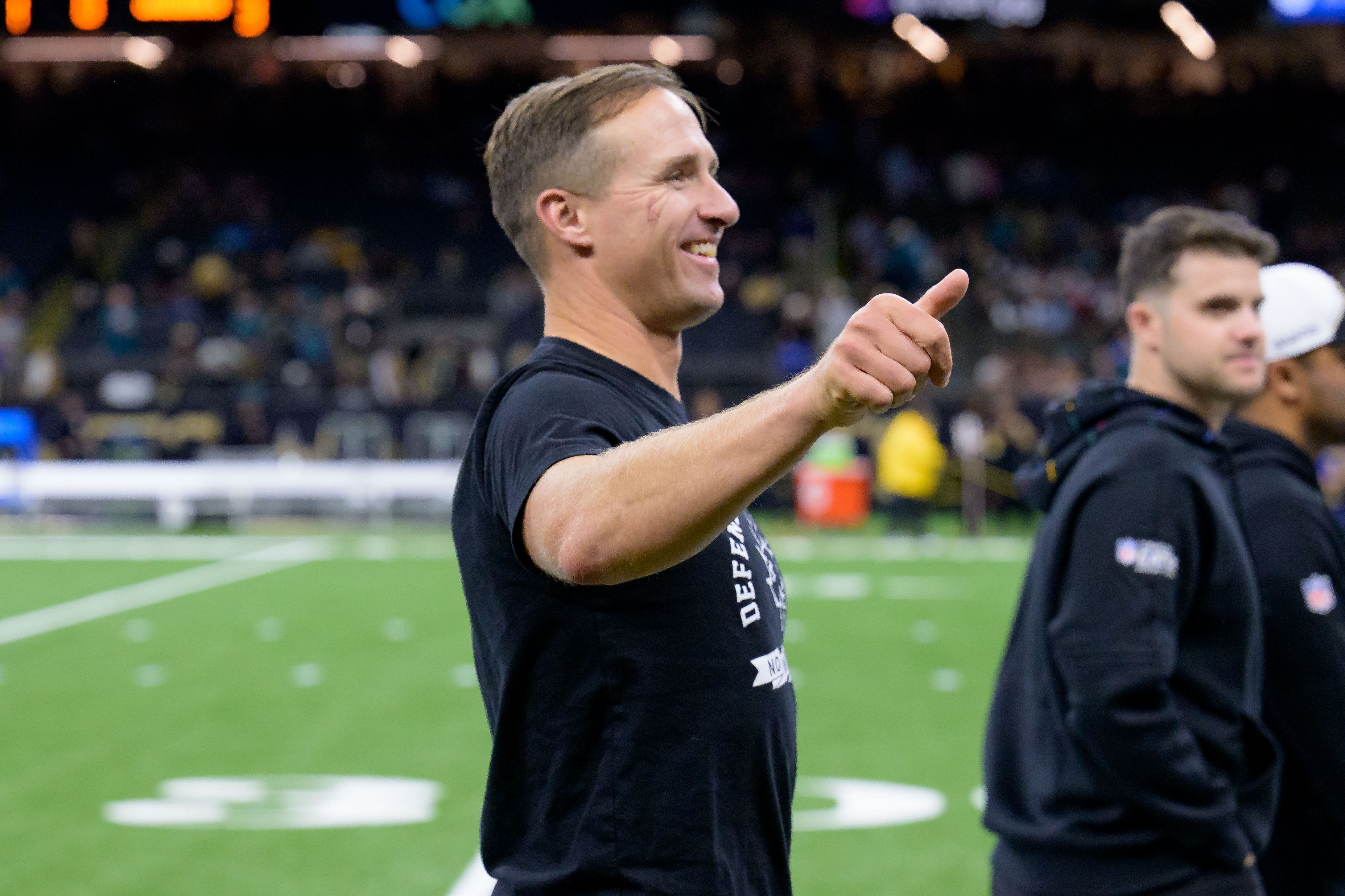 Drew Brees is working with Purdue