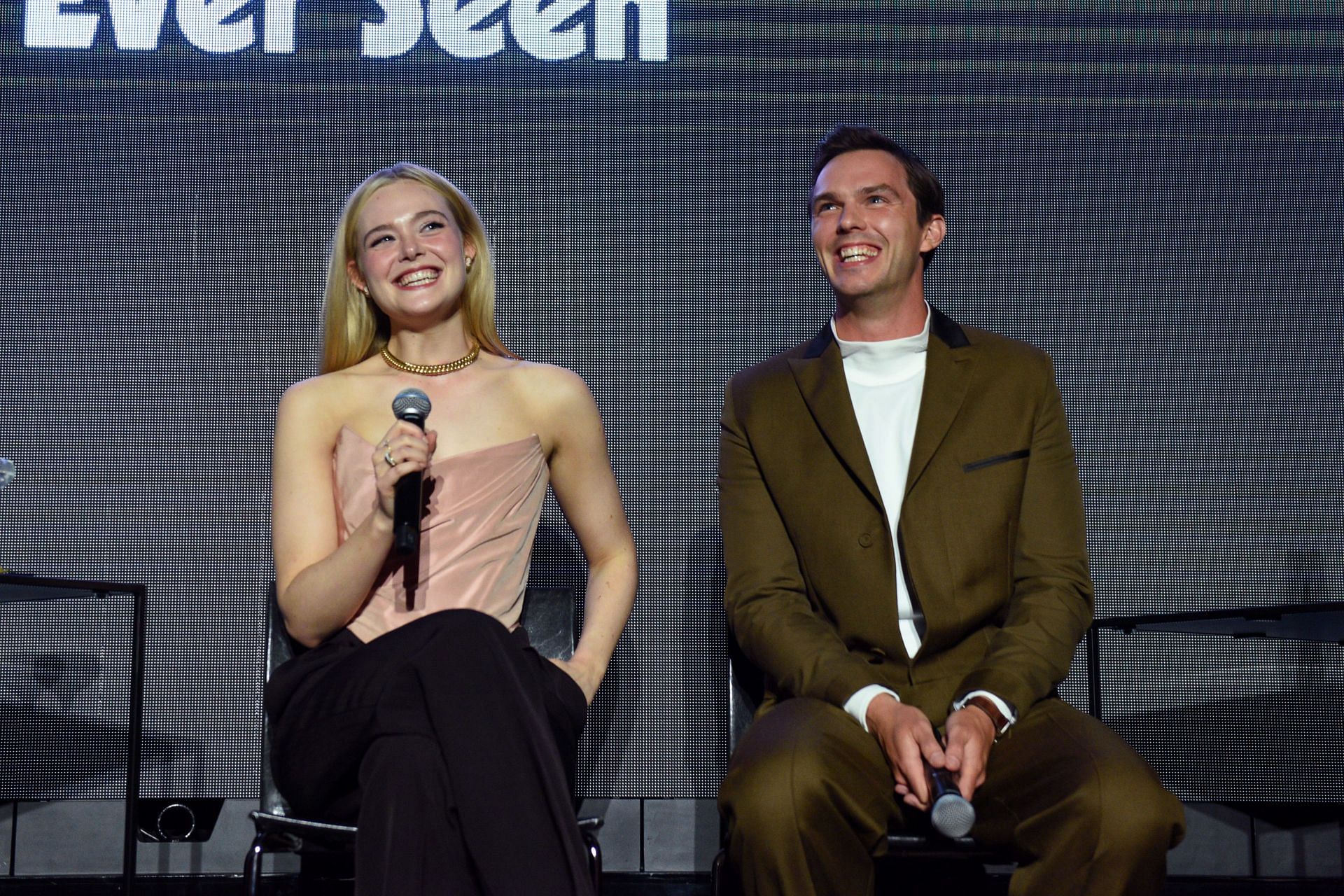 Elle Fanning and Nicholas Hoult paired up for Hulu&#039;s The Great (Image via Getty)