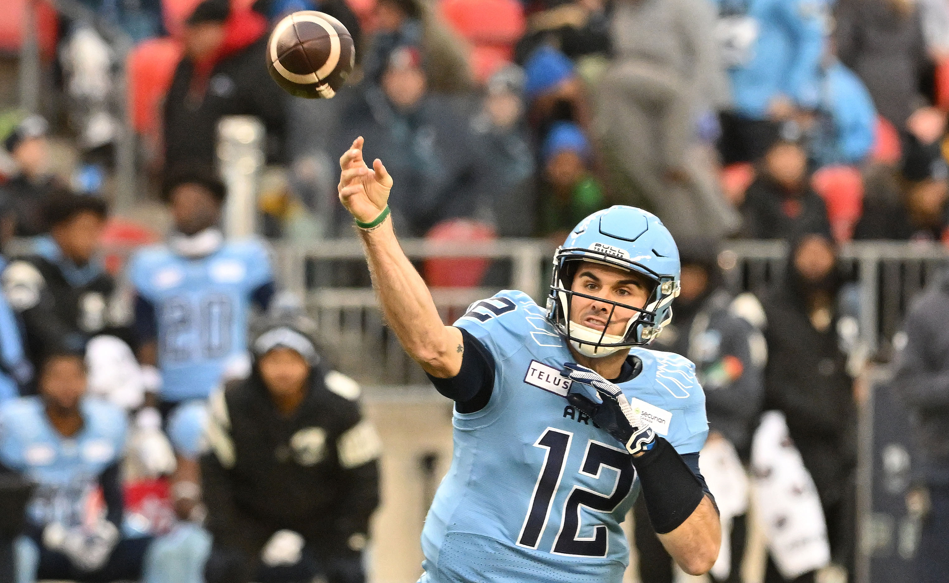 Chad Kelly in action for the Toronto Argonauts