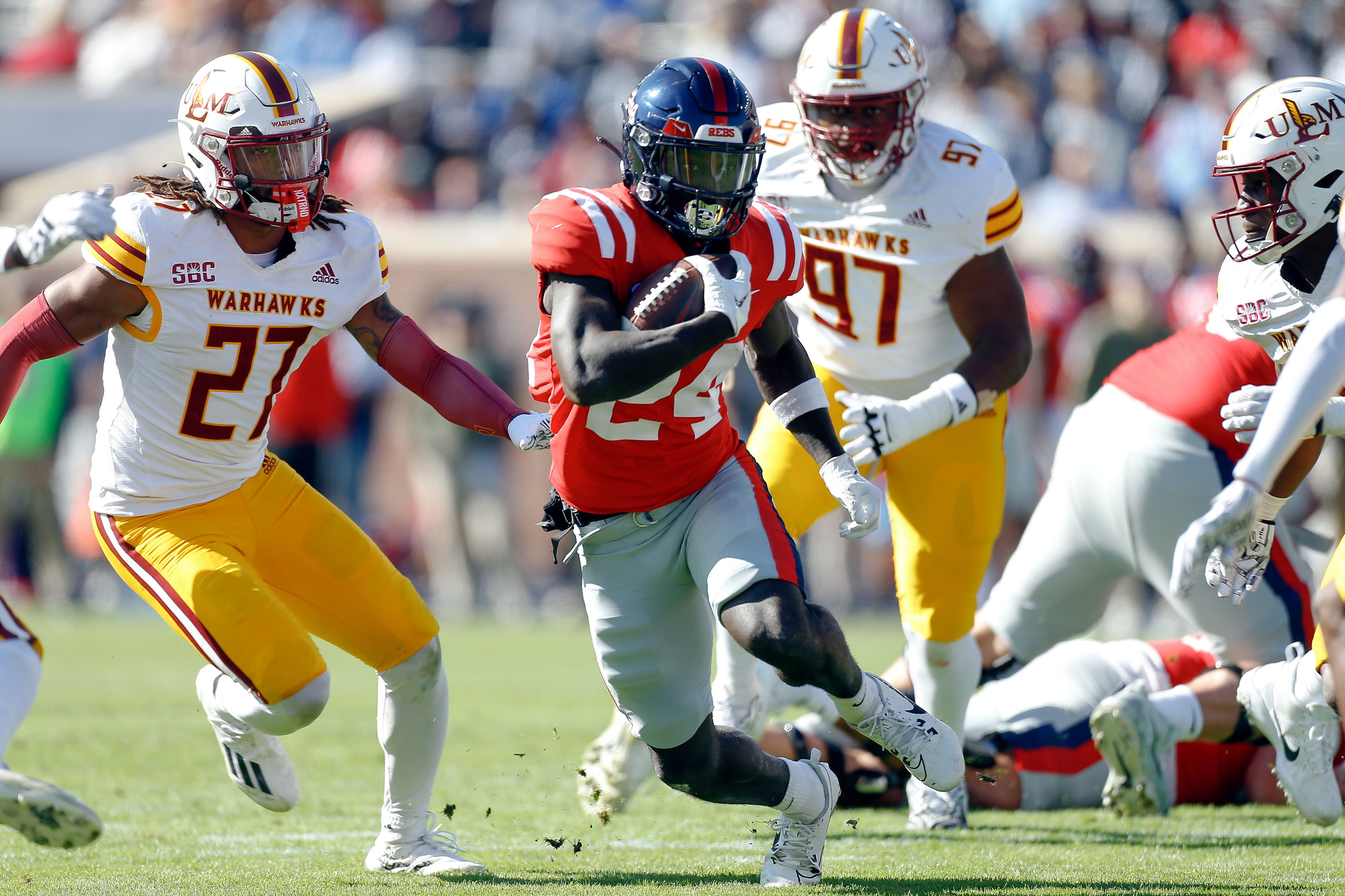 NCAA Football: UL Monroe at Mississippi