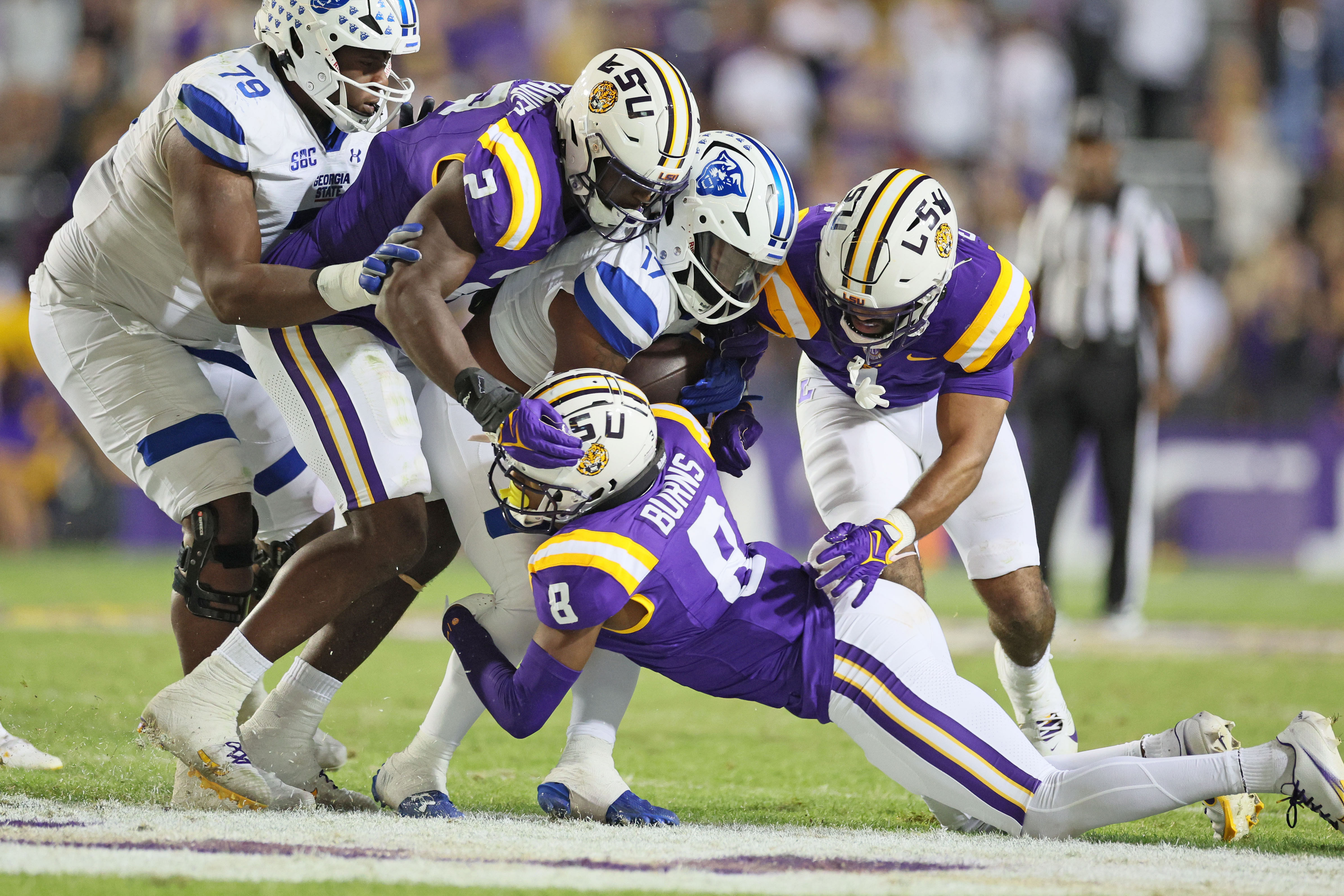 NCAA Football: Georgia St. at Louisiana State