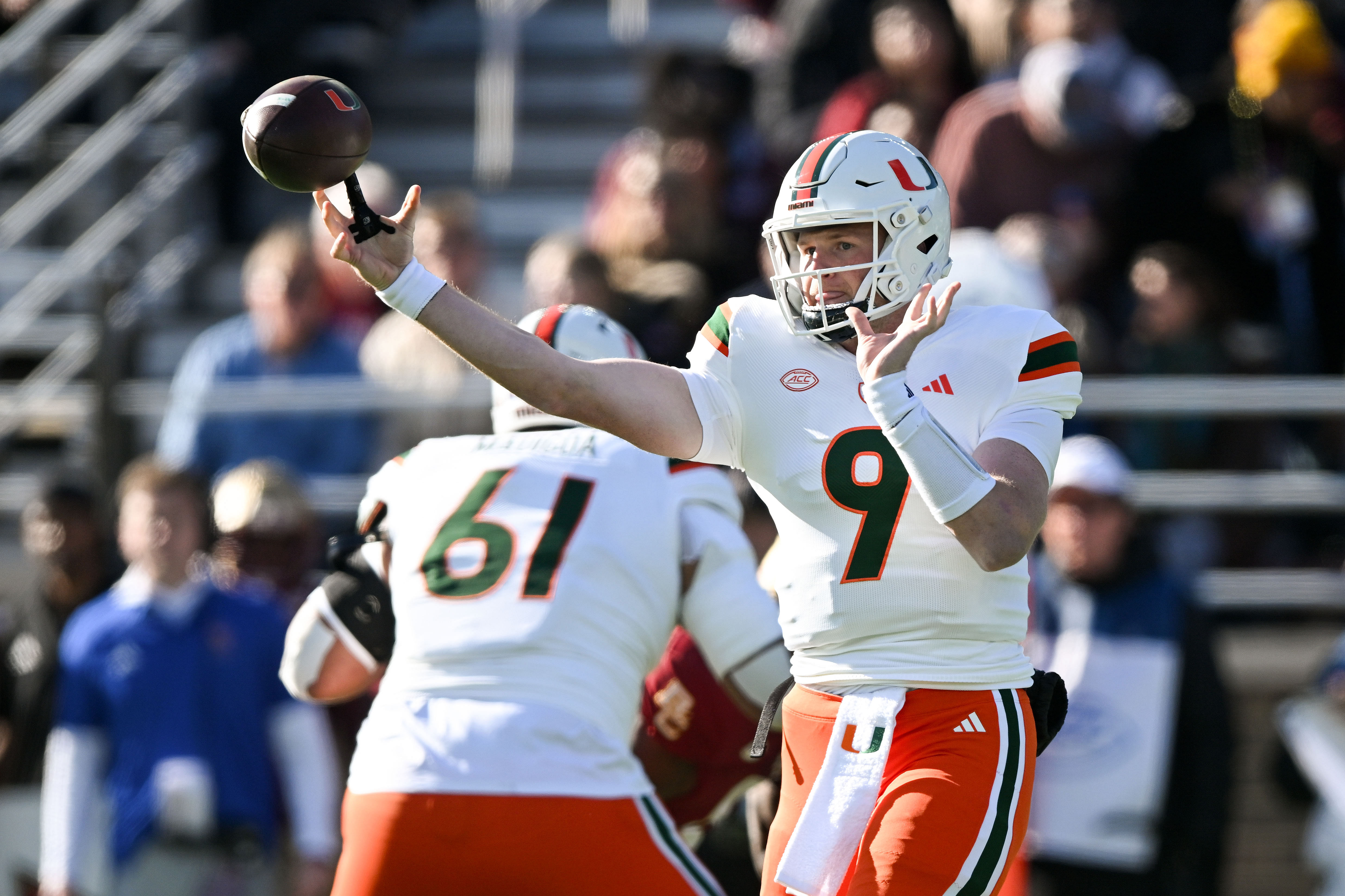 NCAA Football: Miami at Boston College