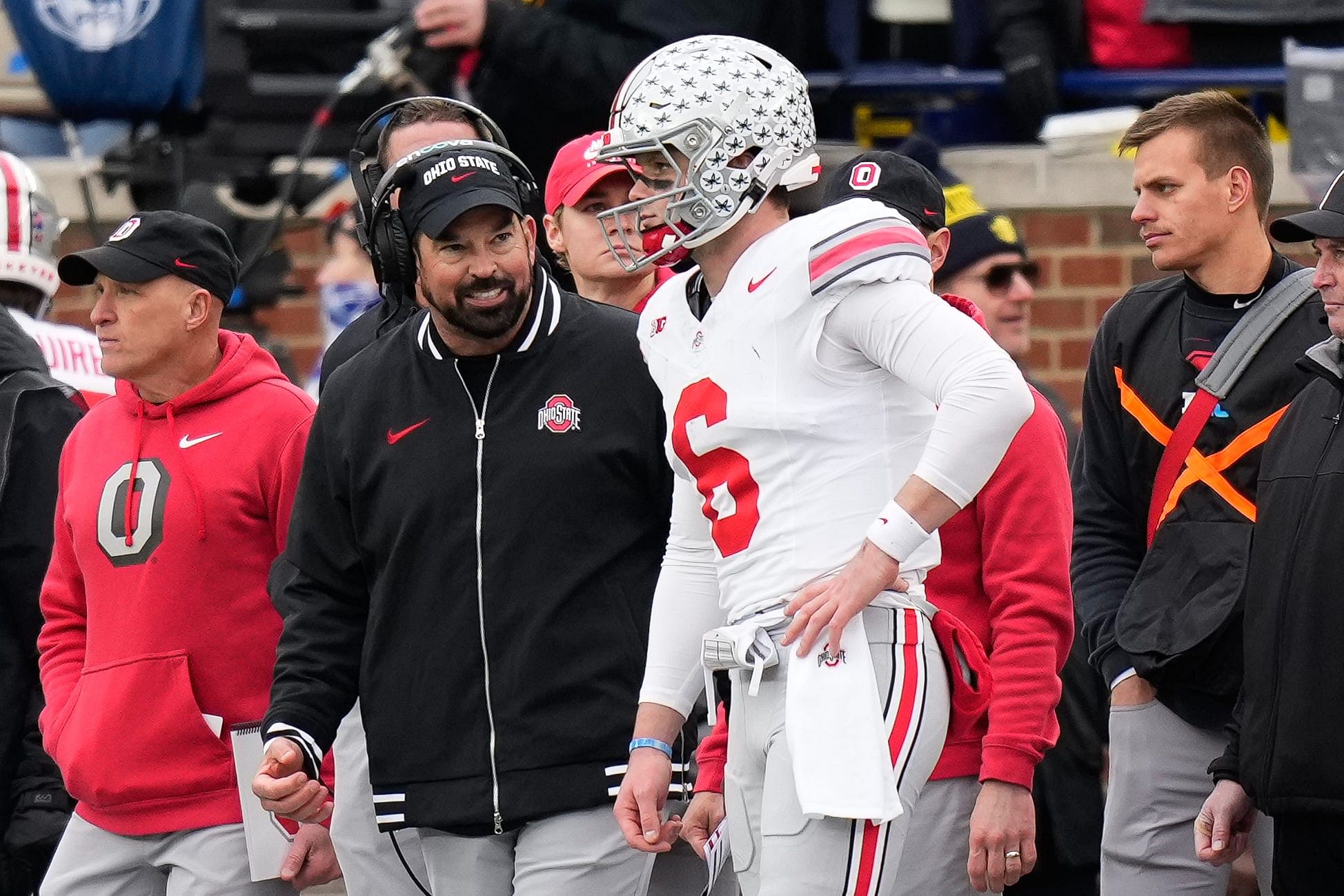 Ohio State head coach Ryan Day