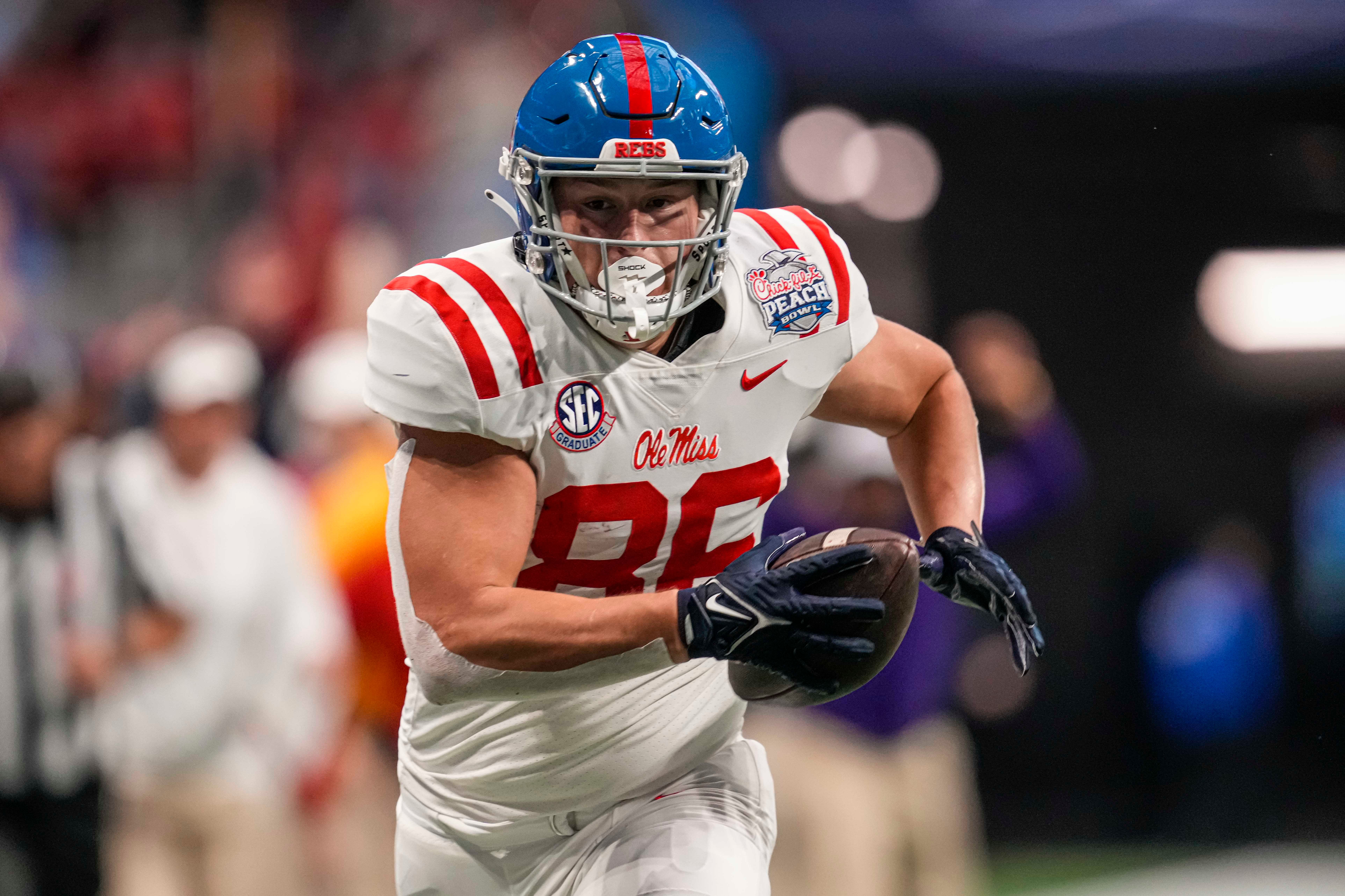 Tight end Caden Prieskorn will be a key returnee for Ole Miss in 2024.