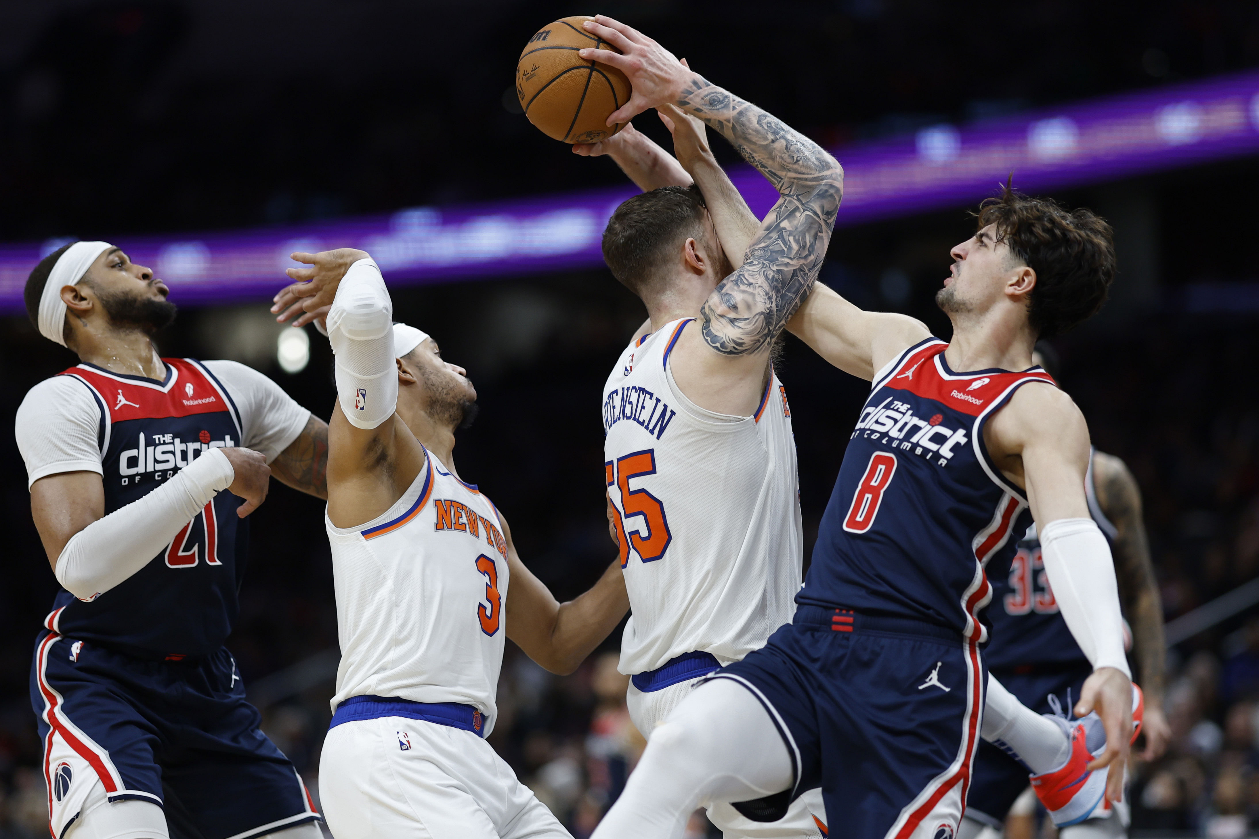 NBA: New York Knicks at Washington Wizards