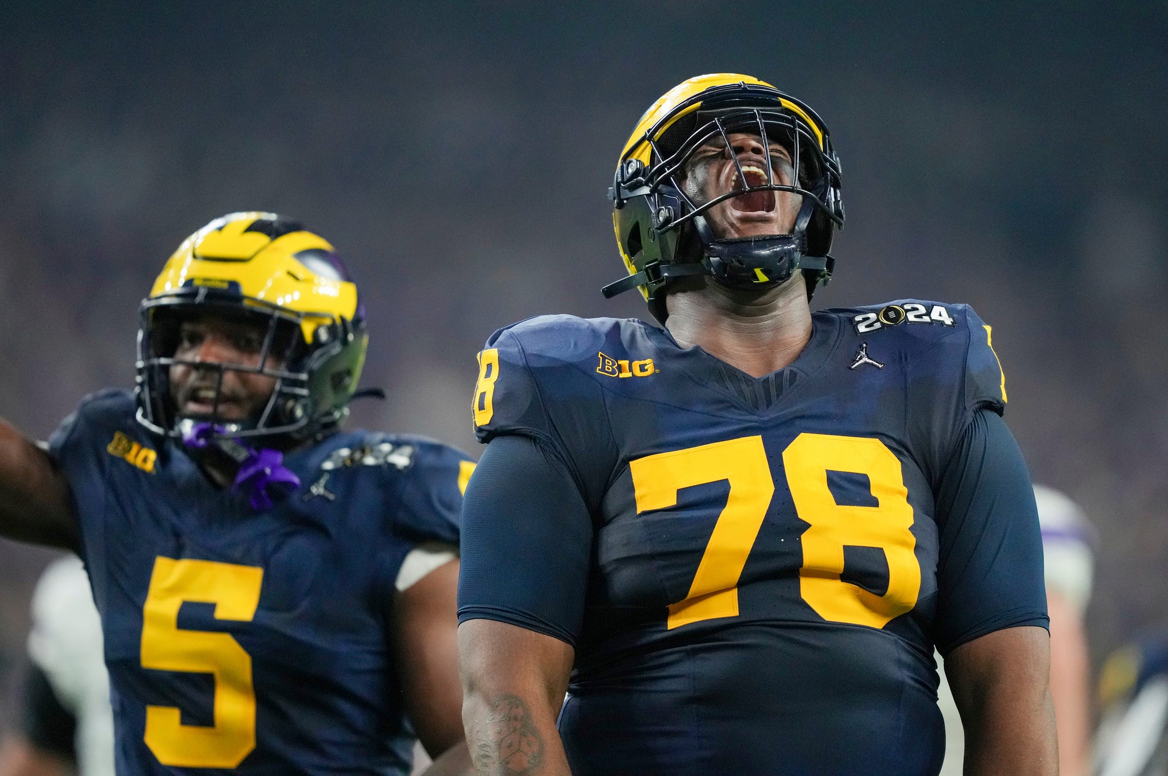 Michigan DL #78 Kenneth Grant