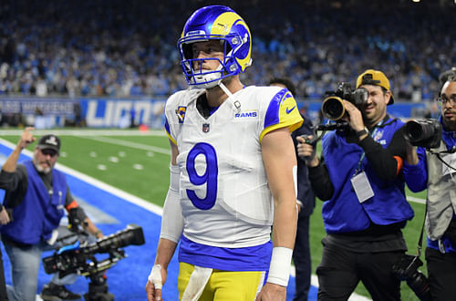 Matthew Stafford at Los Angeles Rams at Detroit Lions