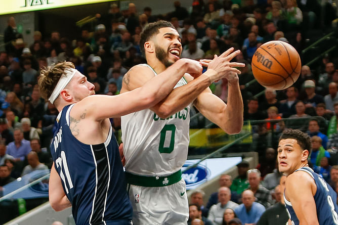 Luka Doncic joins Jayson Tatum in pantheon of greats ahead of 2024 NBA Finals matchup
