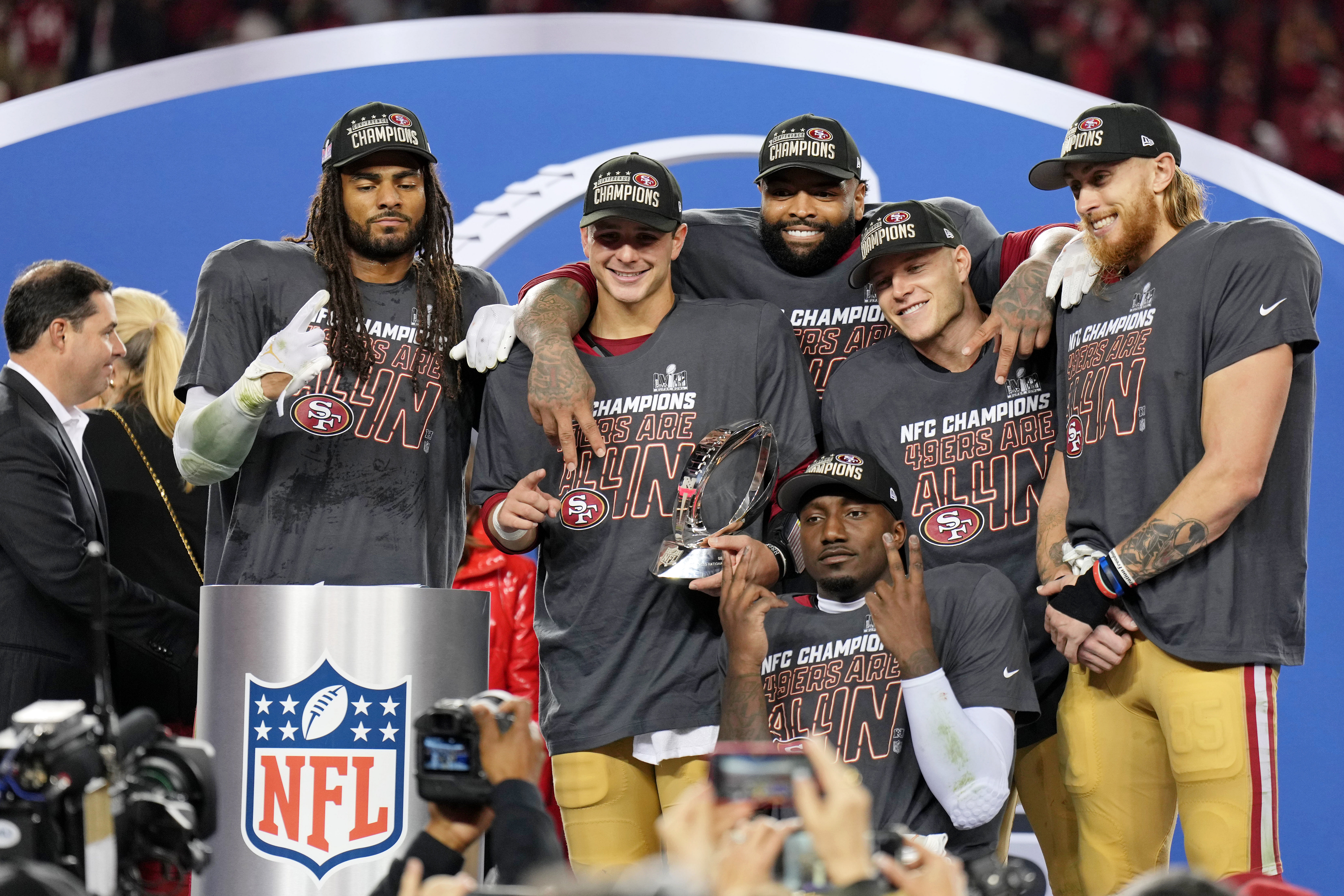 NFL: NFC Championship-Detroit Lions at San Francisco 49ers