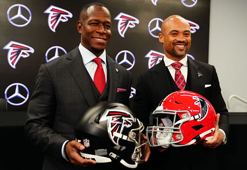 NFL: Atlanta Falcons coach Raheem Morris Introductory Press Conference