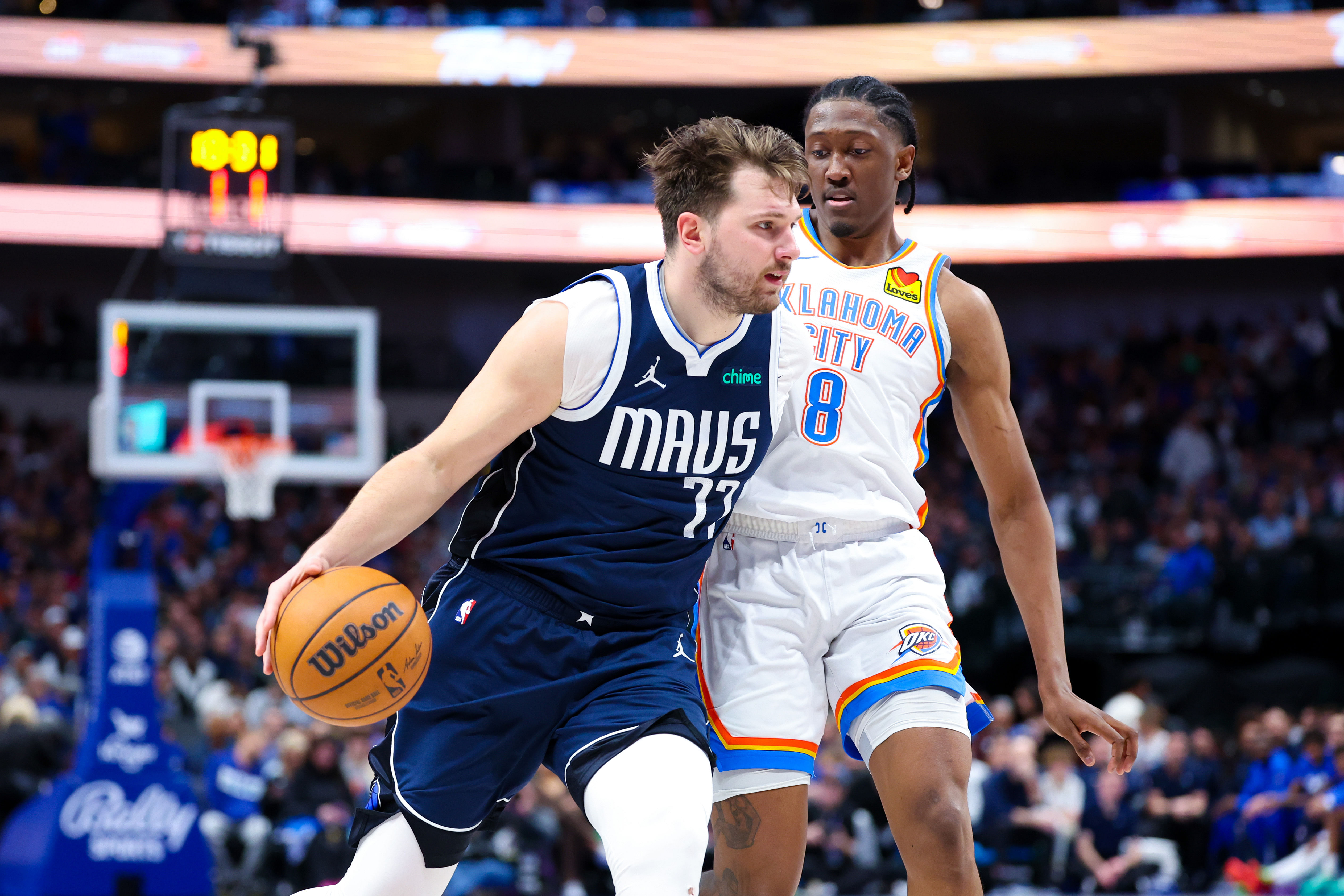 NBA: Oklahoma City Thunder at Dallas Mavericks