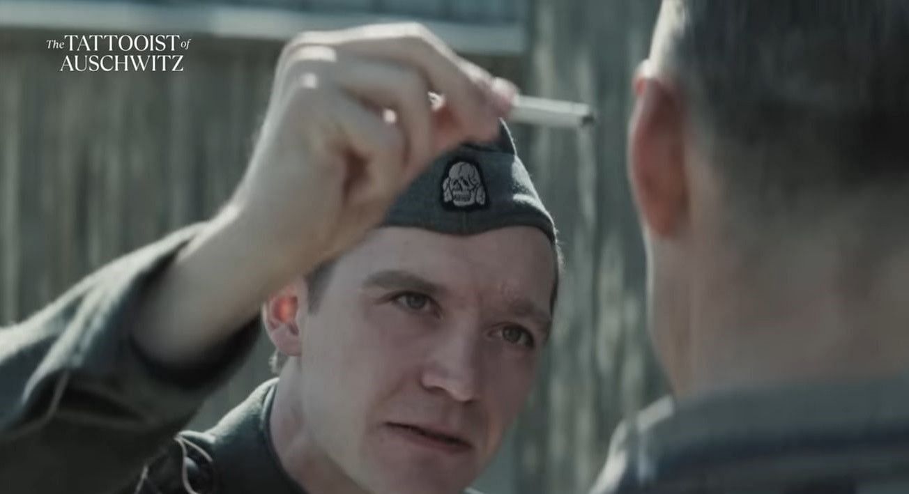 Jonas Nay played by Stefan Baretzki in &#039;The Tattooist of Auschwitz&#039; (Image  via Peacock)