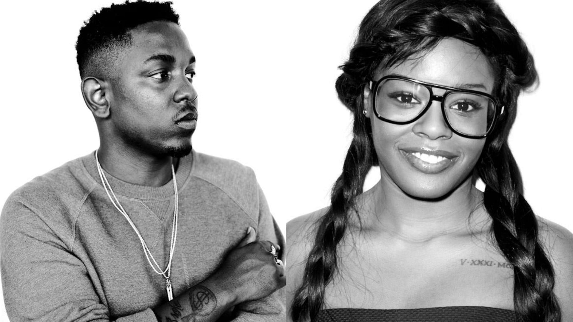 Azealia Banks bashed Kendrick amidst his feud with Drake (Image via Facebook / Kendrick Lamar / Azealia Banks)