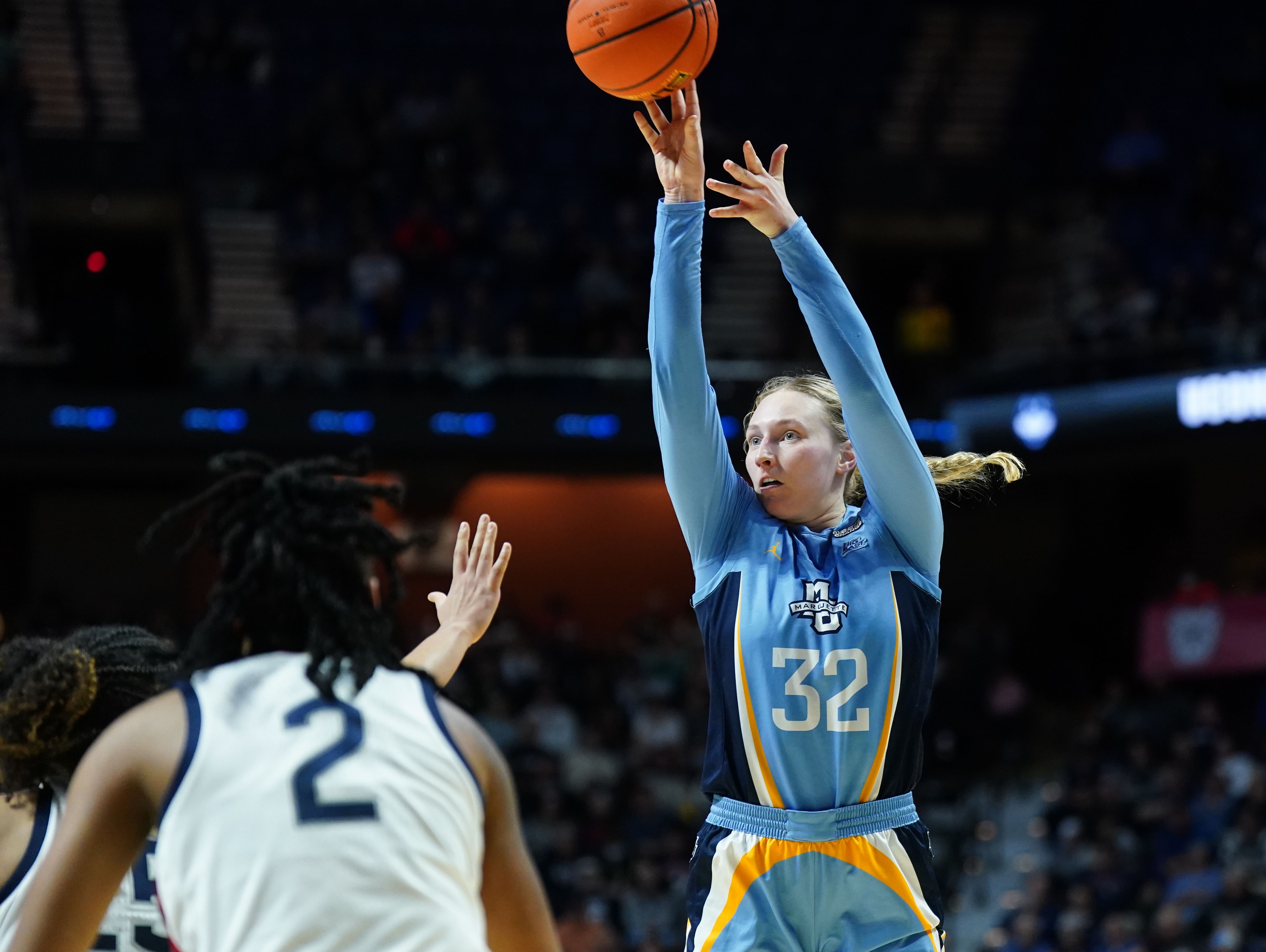 Liza Karlen was Marquette&#039;s top scorer, rebounder and blocker this past season.