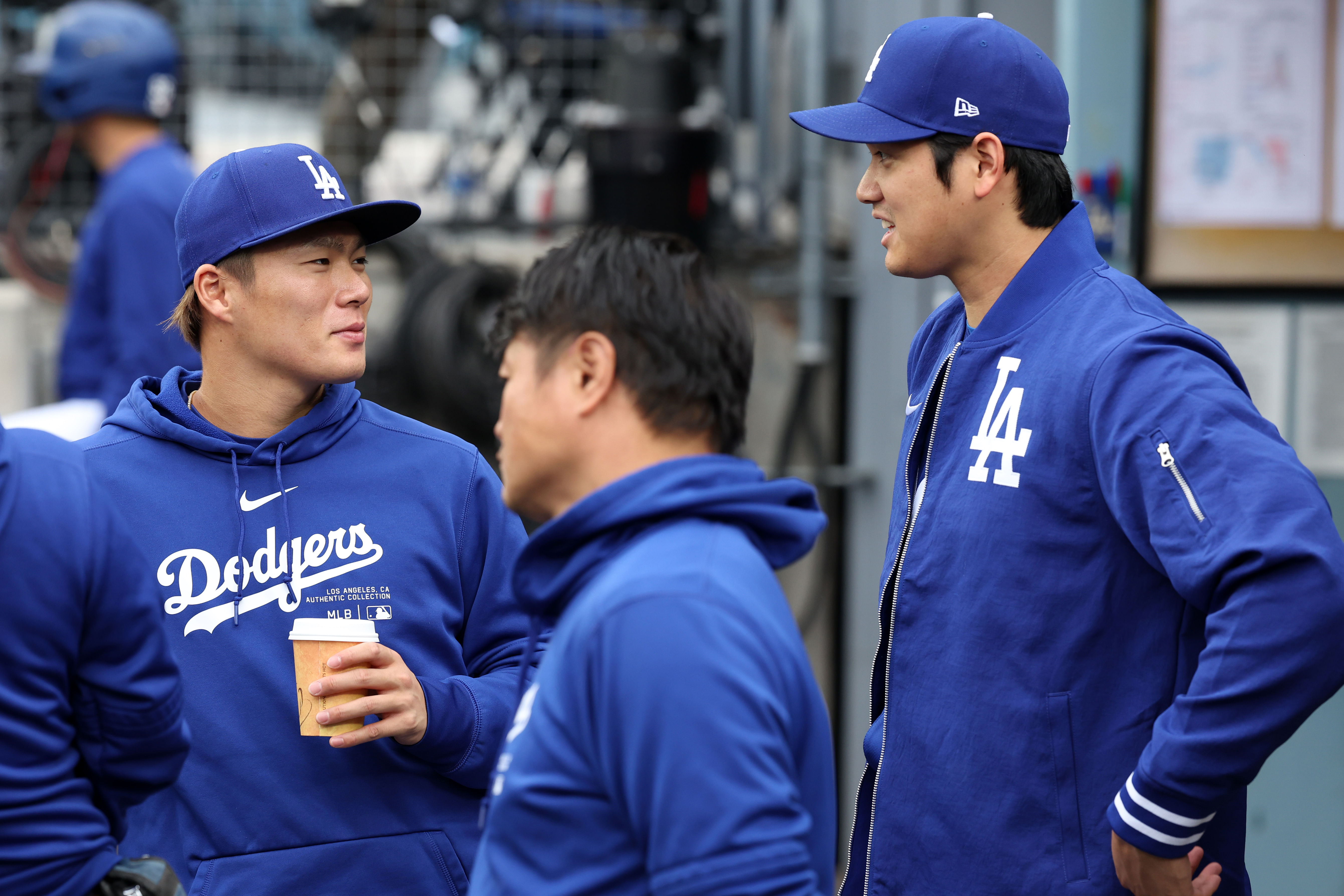 Shohei Ohtani and Yoshinobu Yamamoto together