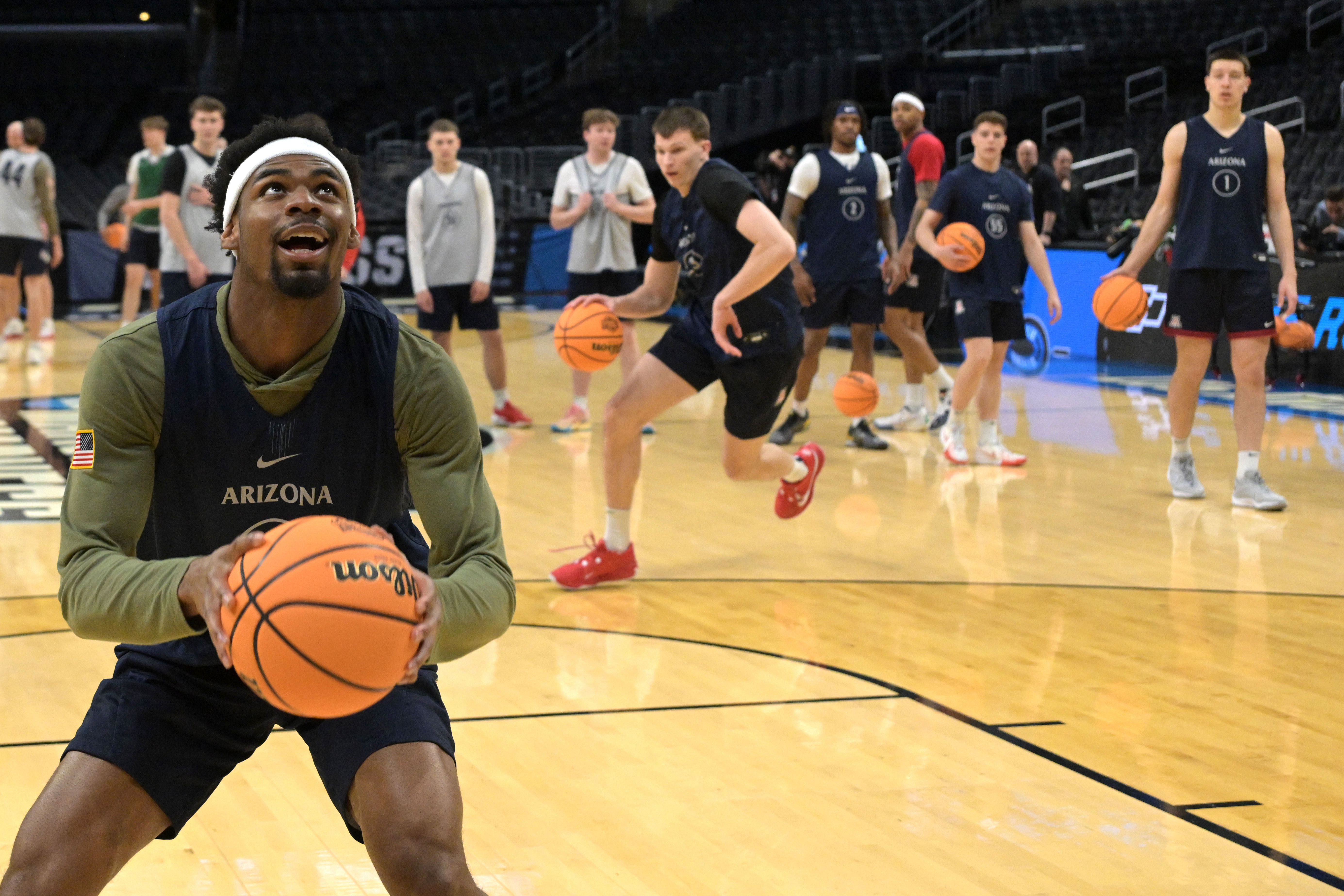 NCAA Basketball: NCAA Tournament West Regional-Practice