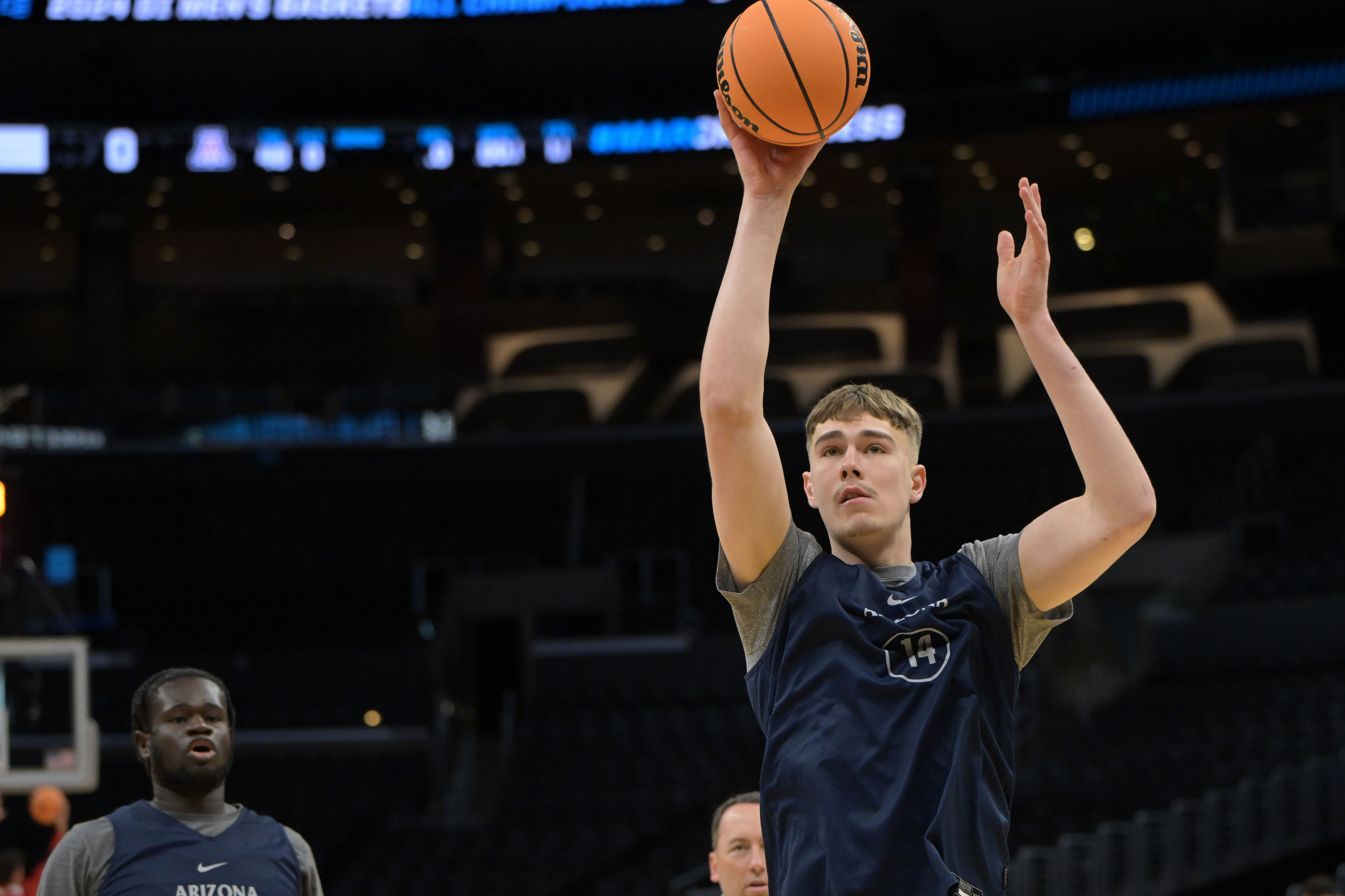 NCAA Basketball: NCAA Tournament West Regional-Practice