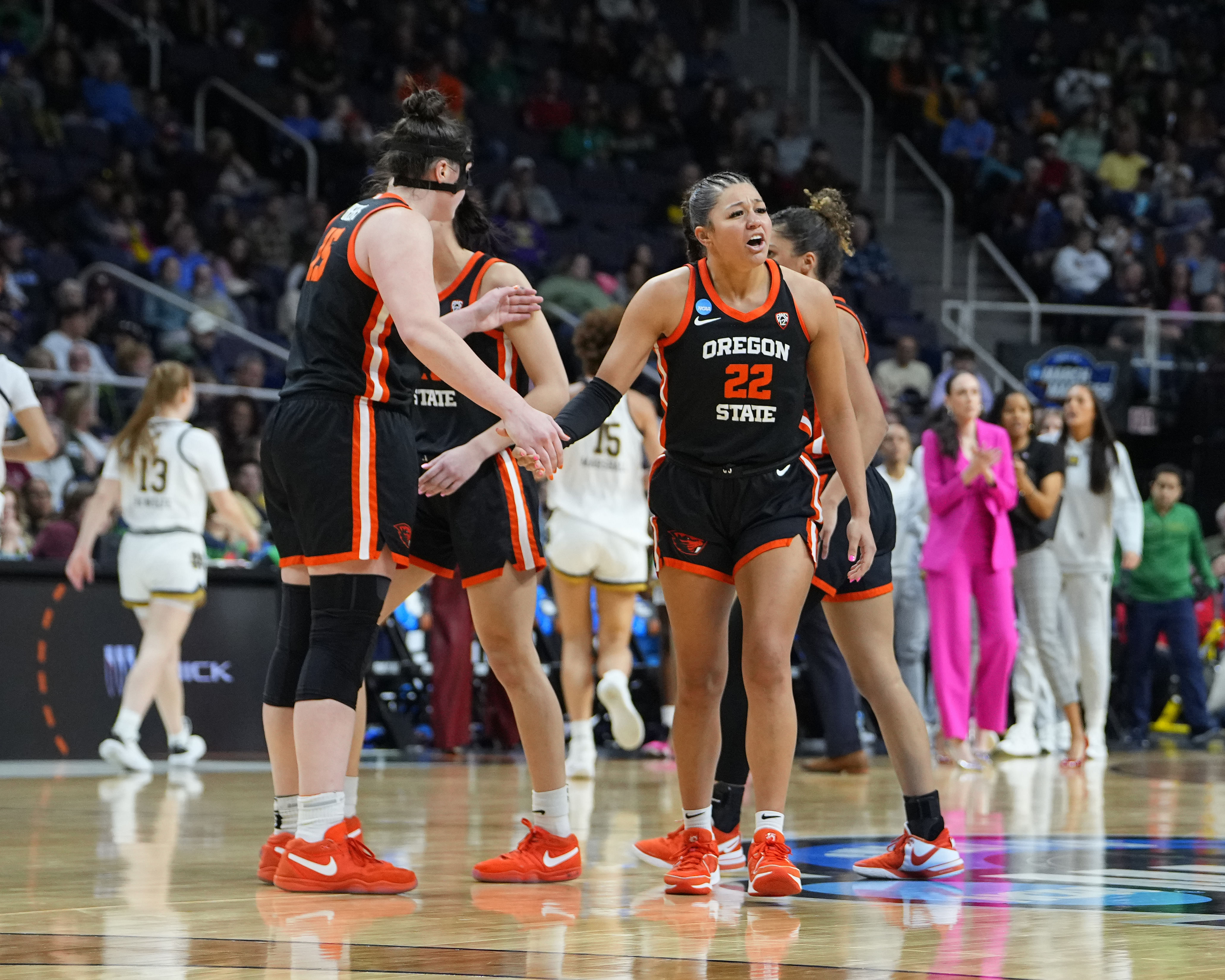 NCAA Womens Basketball: NCAA Tournament Albany Regional-Oregon State vs Notre Dame