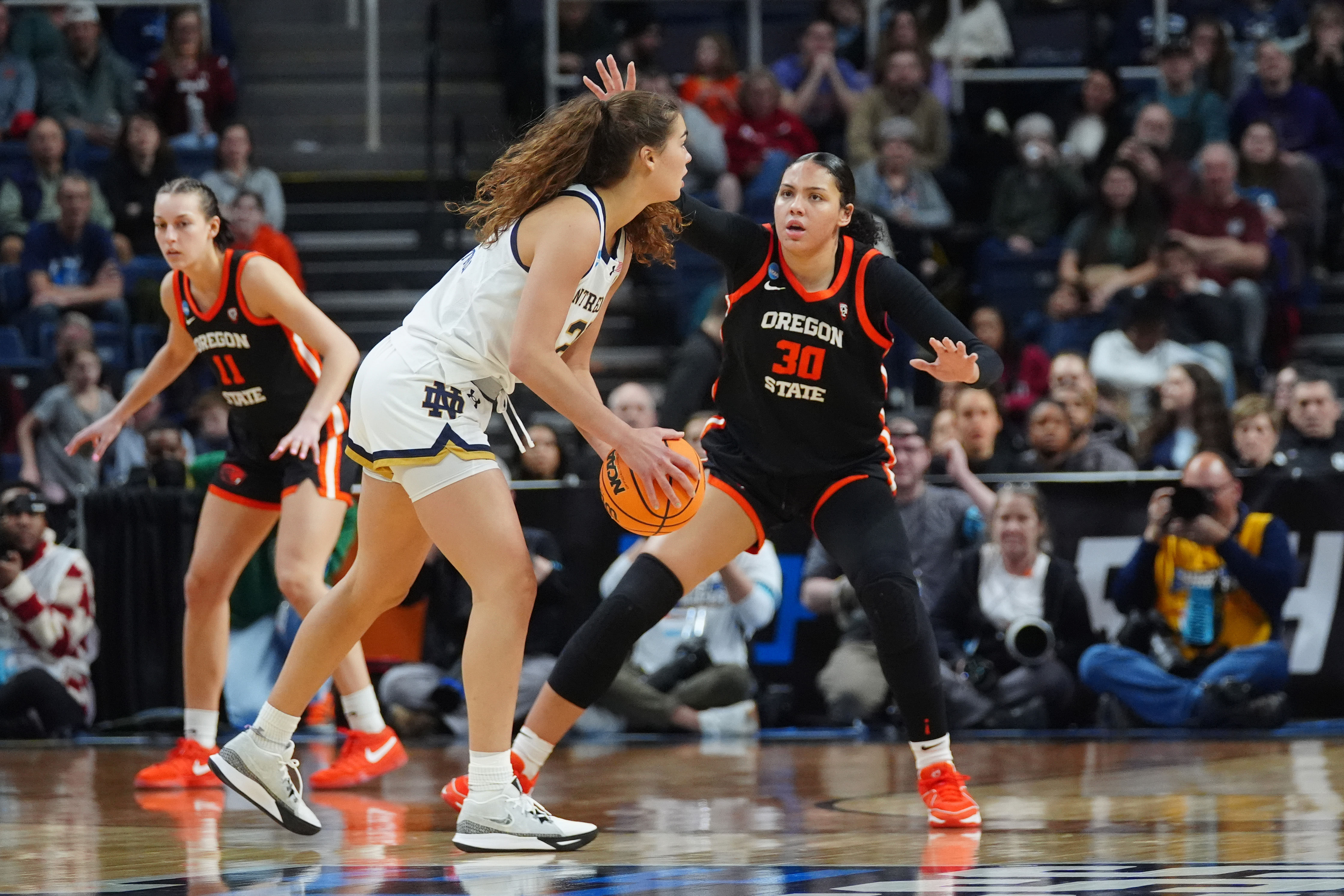 NCAA Womens Basketball: NCAA Tournament Albany Regional-Oregon State vs Notre Dame